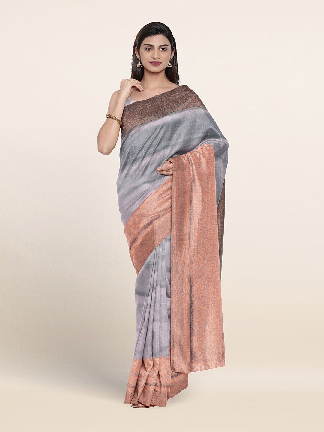 

Pothys Woven Design Border Zari Art Silk Saree, Lavender