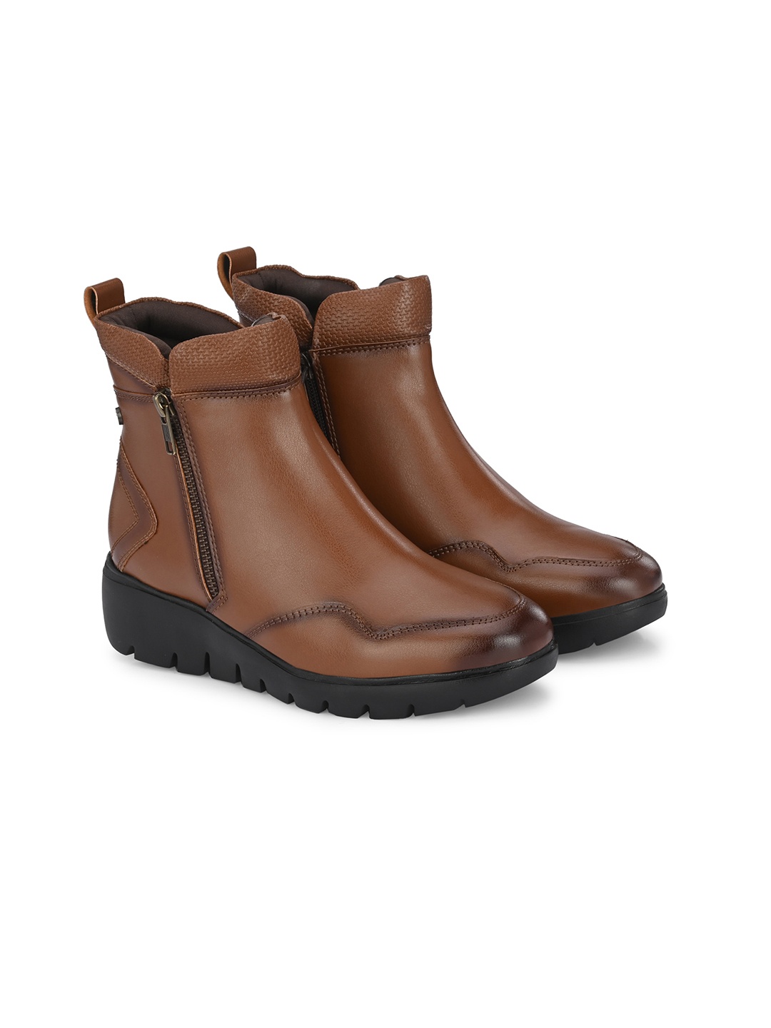 

Delize Women Ankle Length Chelsea Boots, Tan