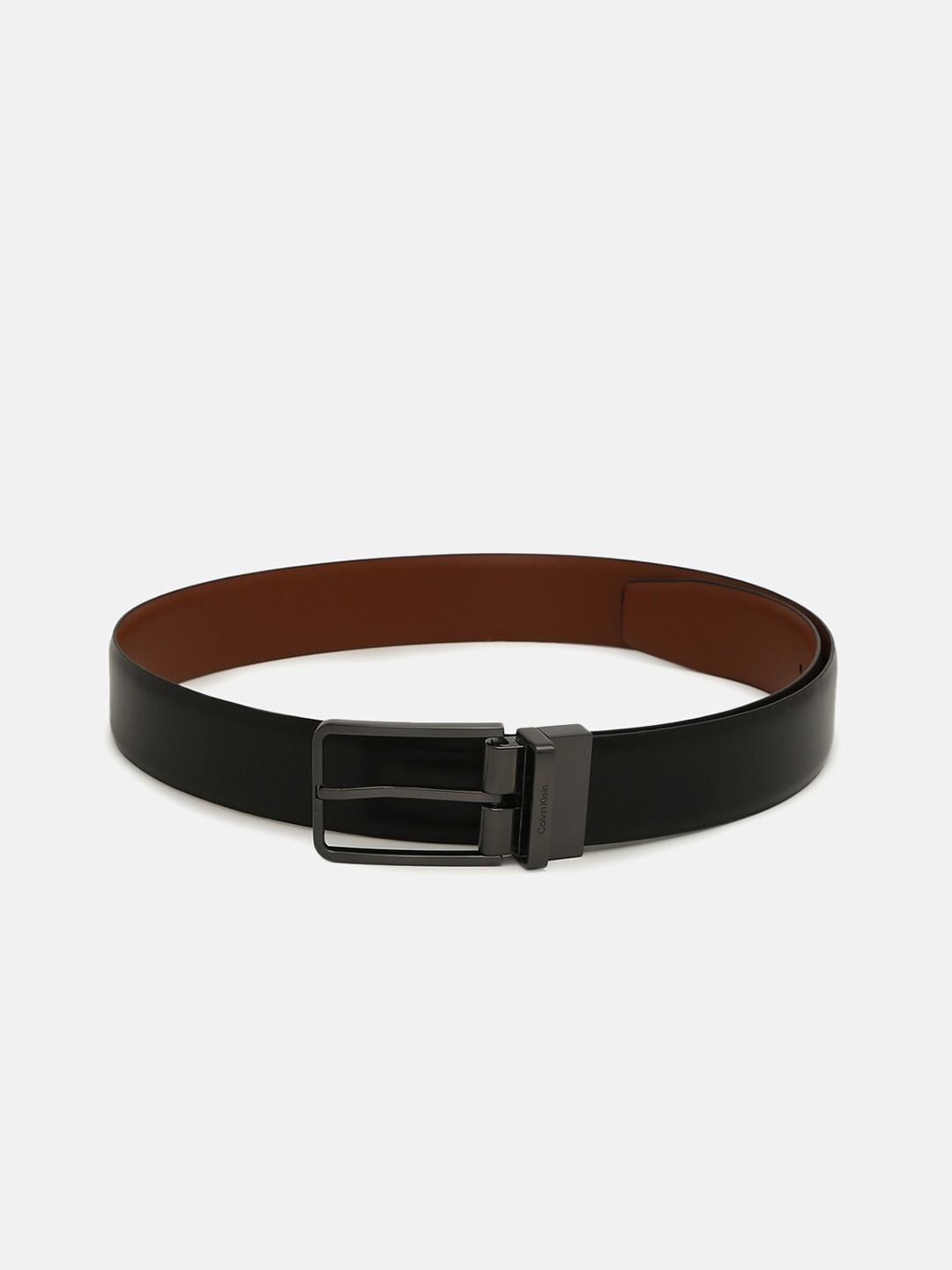 

Calvin Klein Jeans Men Leather Reversible Belt, Black