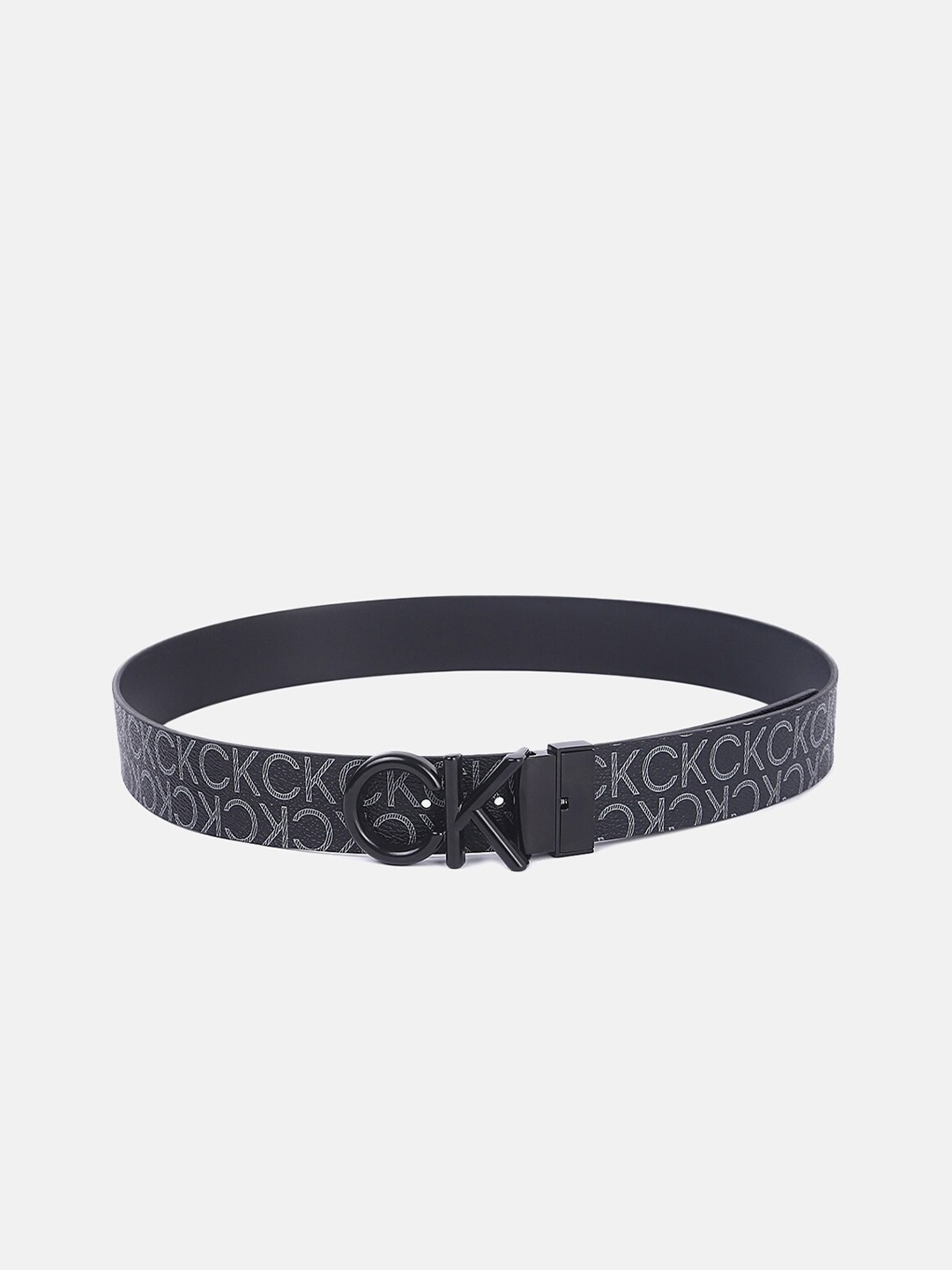 

Calvin Klein Jeans Men Printed Reversible Belt, Black