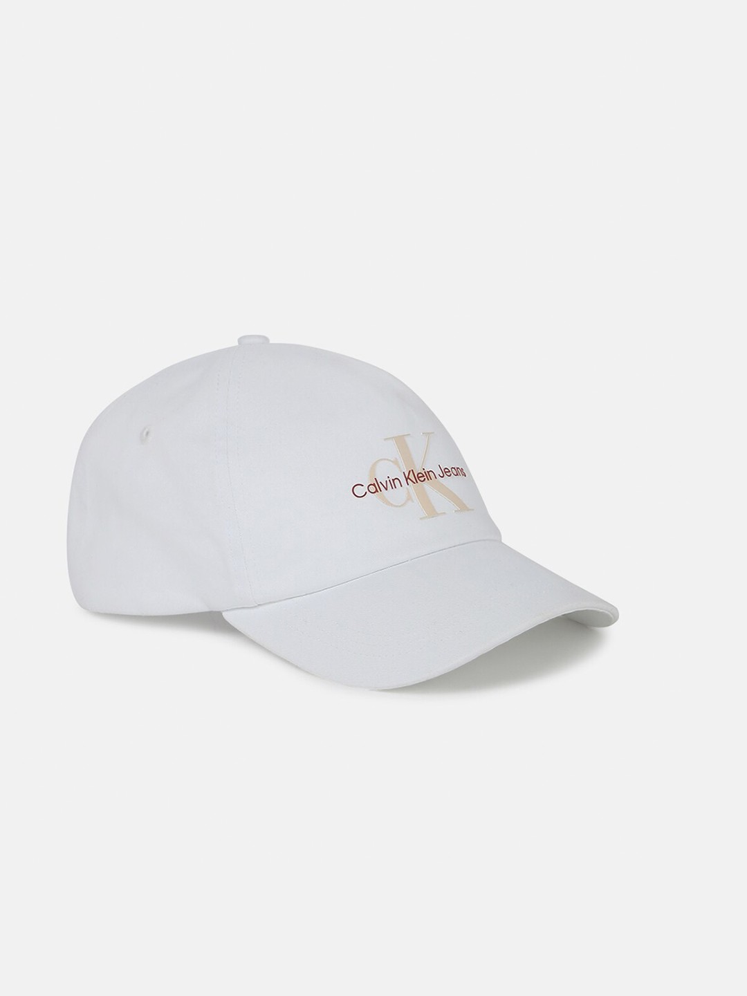 

Calvin Klein Jeans Men Organic Cotton Baseball Cap, White