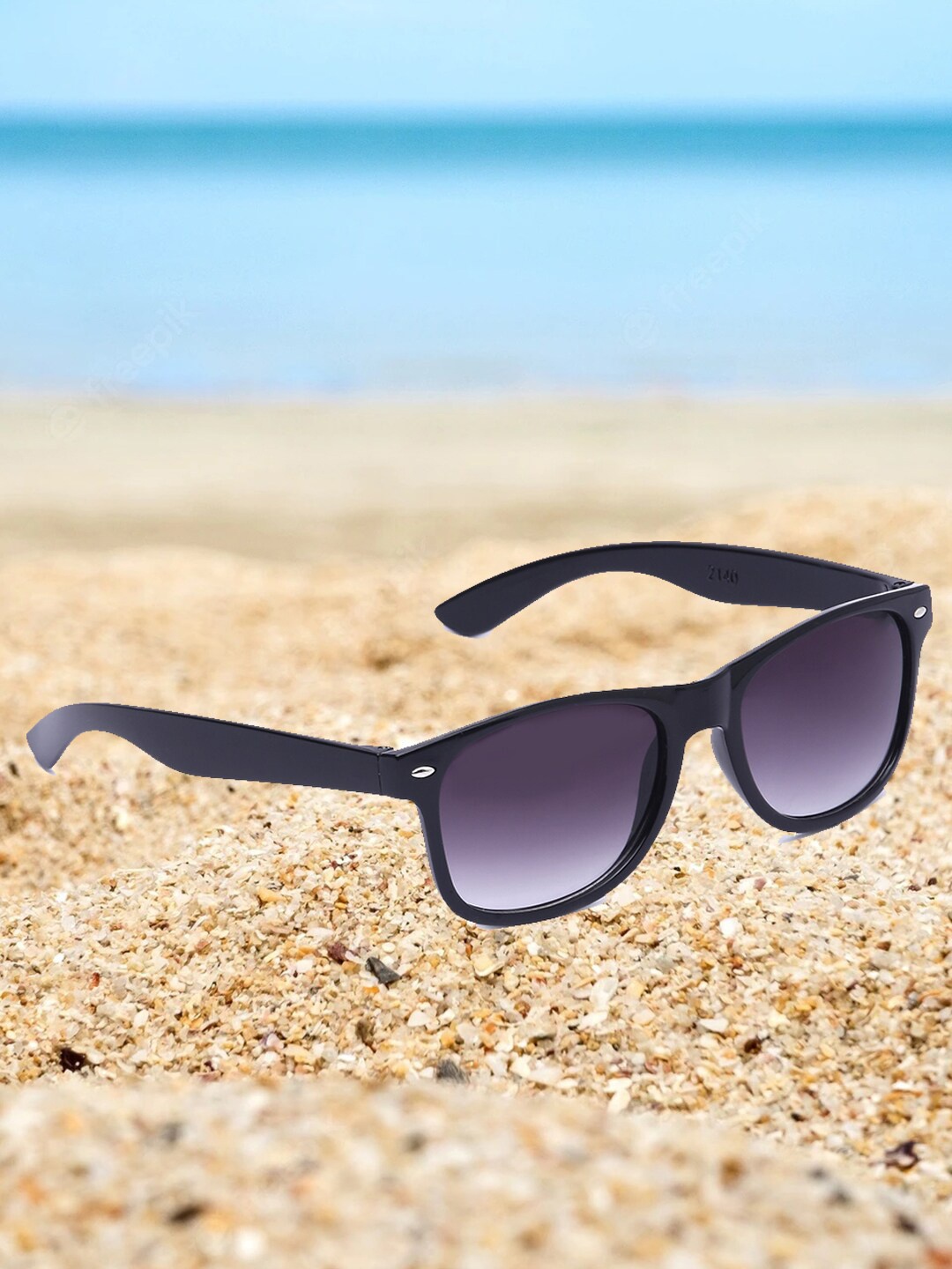 

EPICINK hob Wayfarer Sunglasses with UV Protected Lens EPSG-WAY-BK, Black