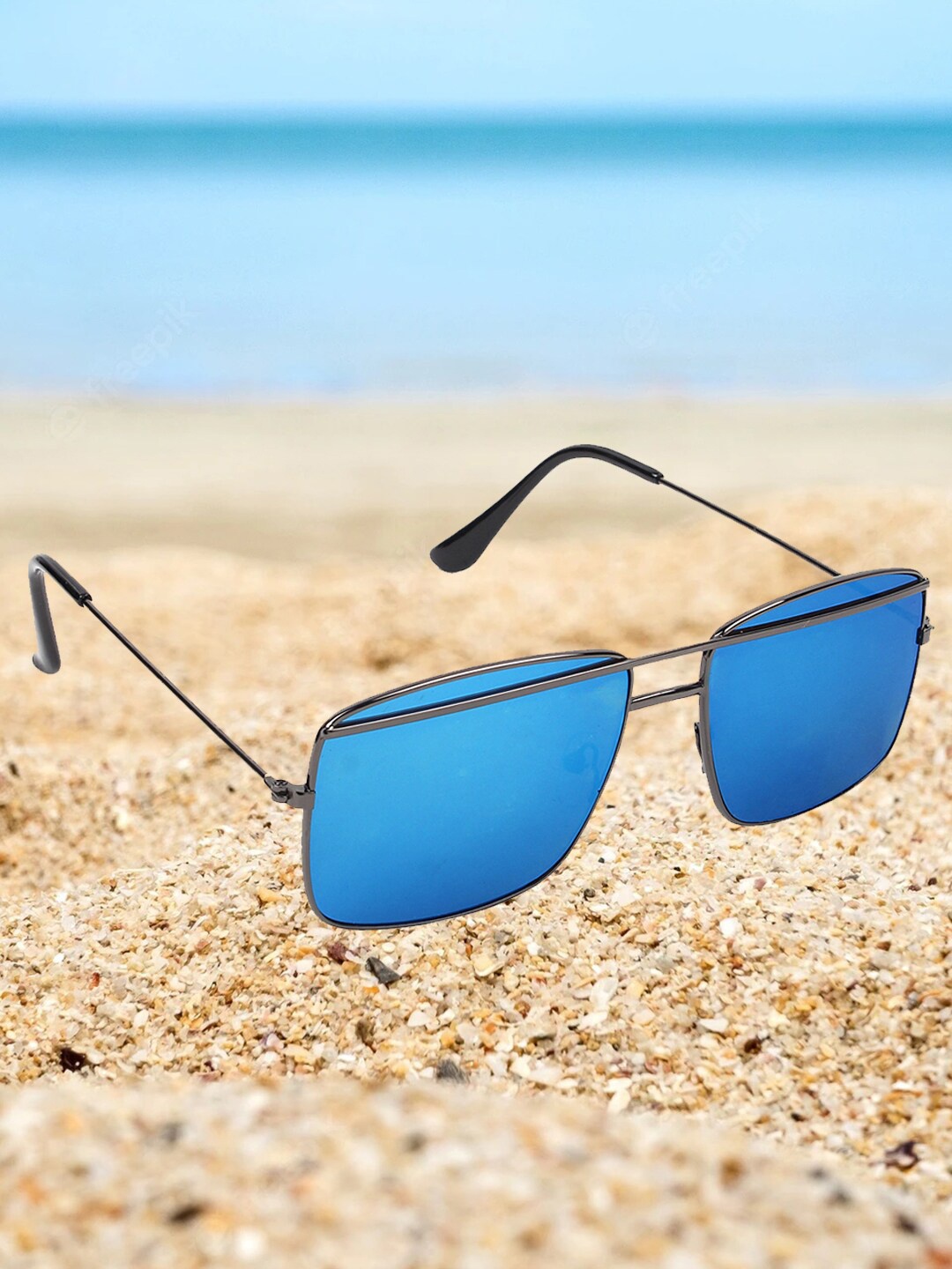 

EPICINK hob Aviator Sunglasses with UV Protected Lens EPSG-7603604, Blue