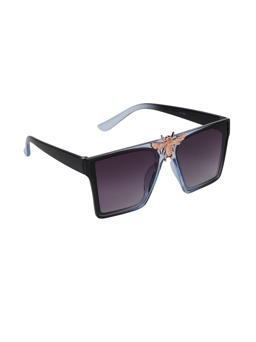 

EPICINK hob Rectangle Sunglasses with UV Protected Lens EPSG-I.FORCE, Black