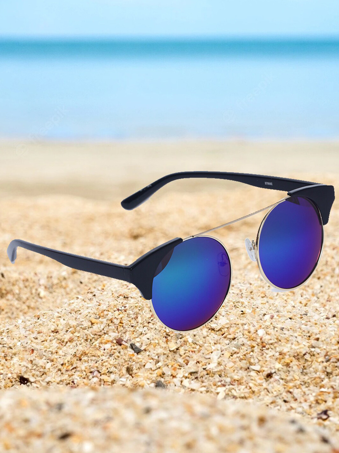 

EPICINK hob Round Sunglasses with UV Protected Lens EPSG-1955206-, Gold