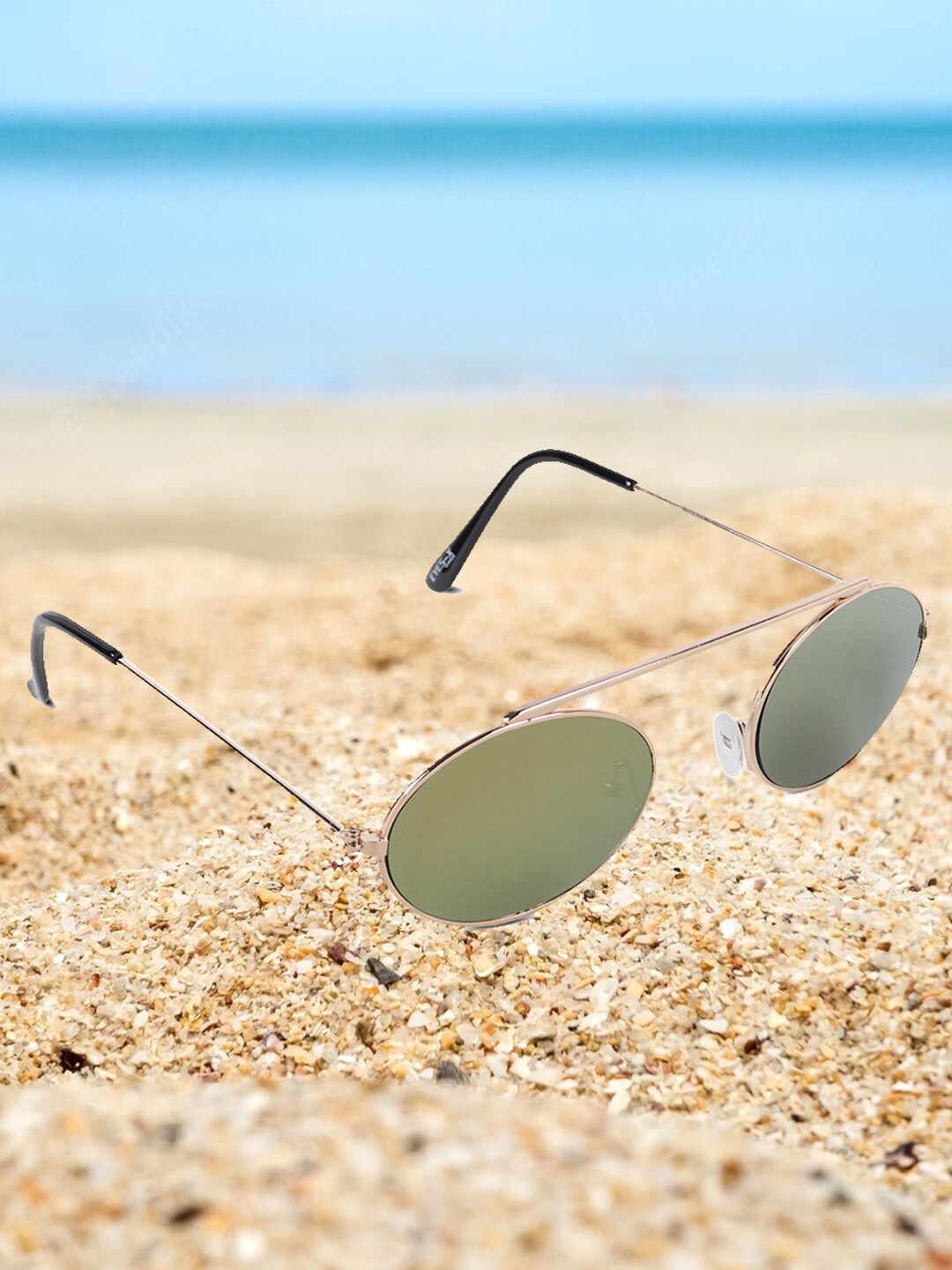 

EPICINK hob Aviator Sunglasses with UV Protected Lens EPSG-5716406, Gold