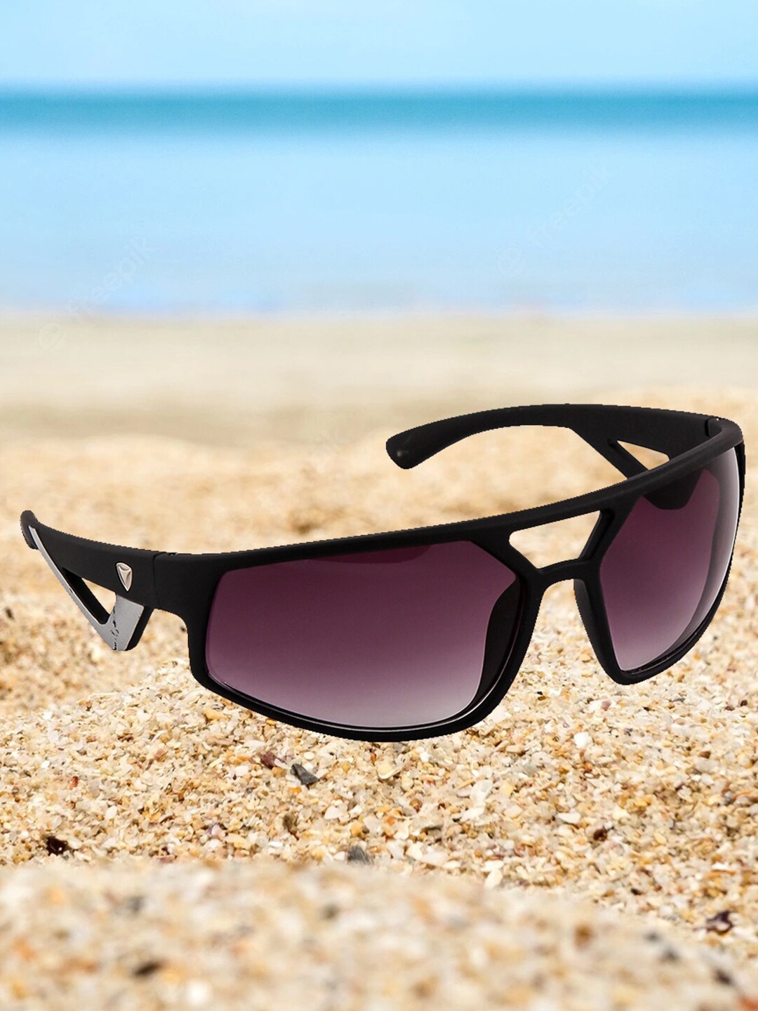 

EPICINK hob Sports Sunglasses with UV Protected Lens EPSG-006-BK, Black