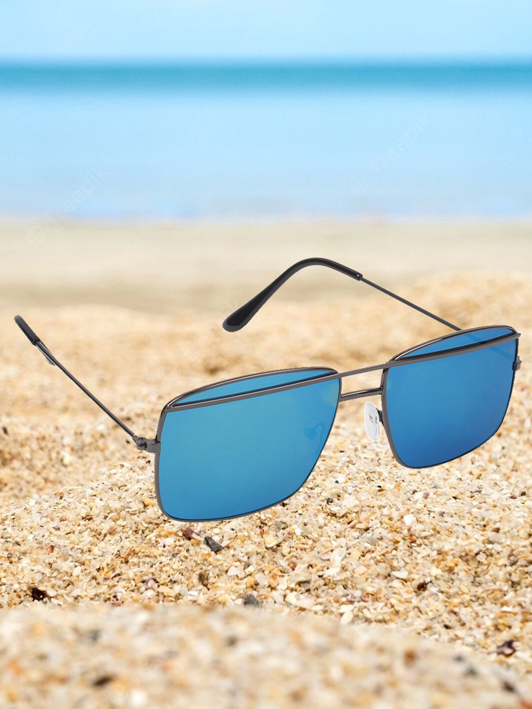 

EPICINK hob Aviator Sunglasses with UV Protected Lens EPSG-7603603, Blue