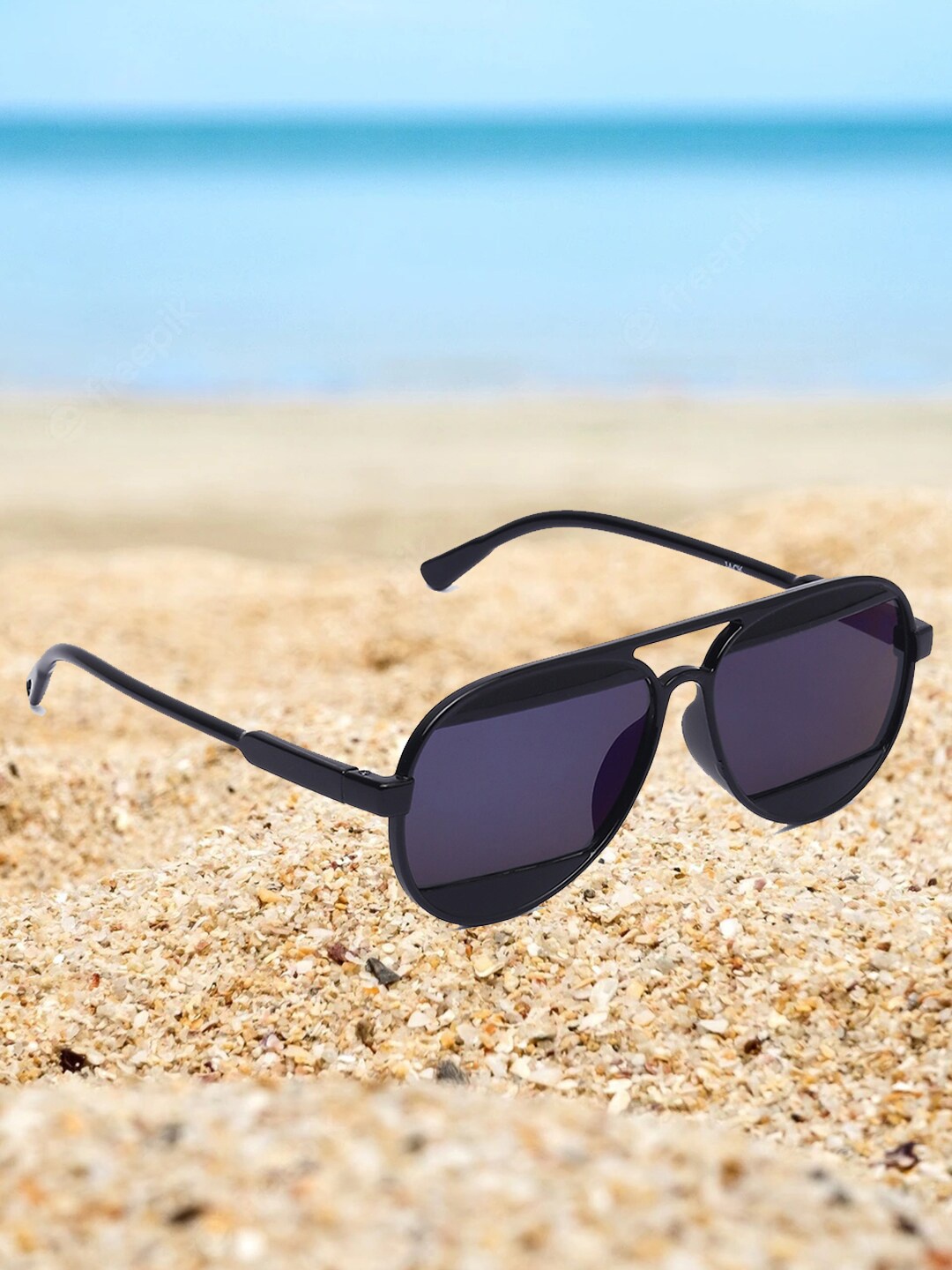 

EPICINK hob Wayfarer Sunglasses with UV Protected Lens EPSG-VO2601, Black