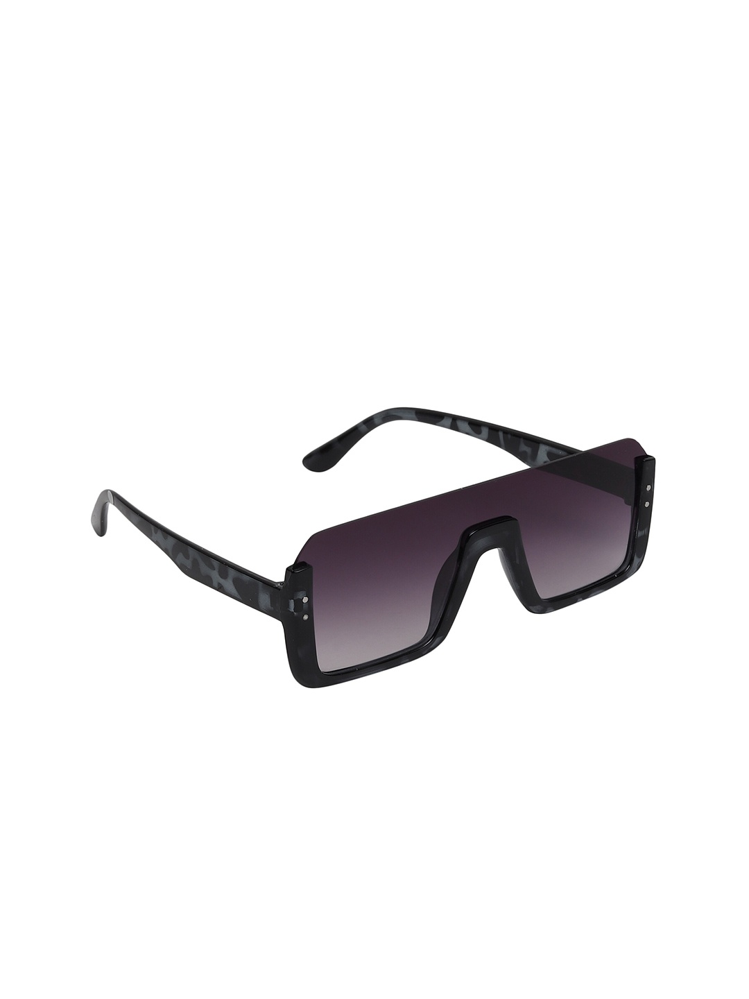 

EPICINK hob Square Sunglasses with UV Protected Lens EPSG-MOON FLASH, Black