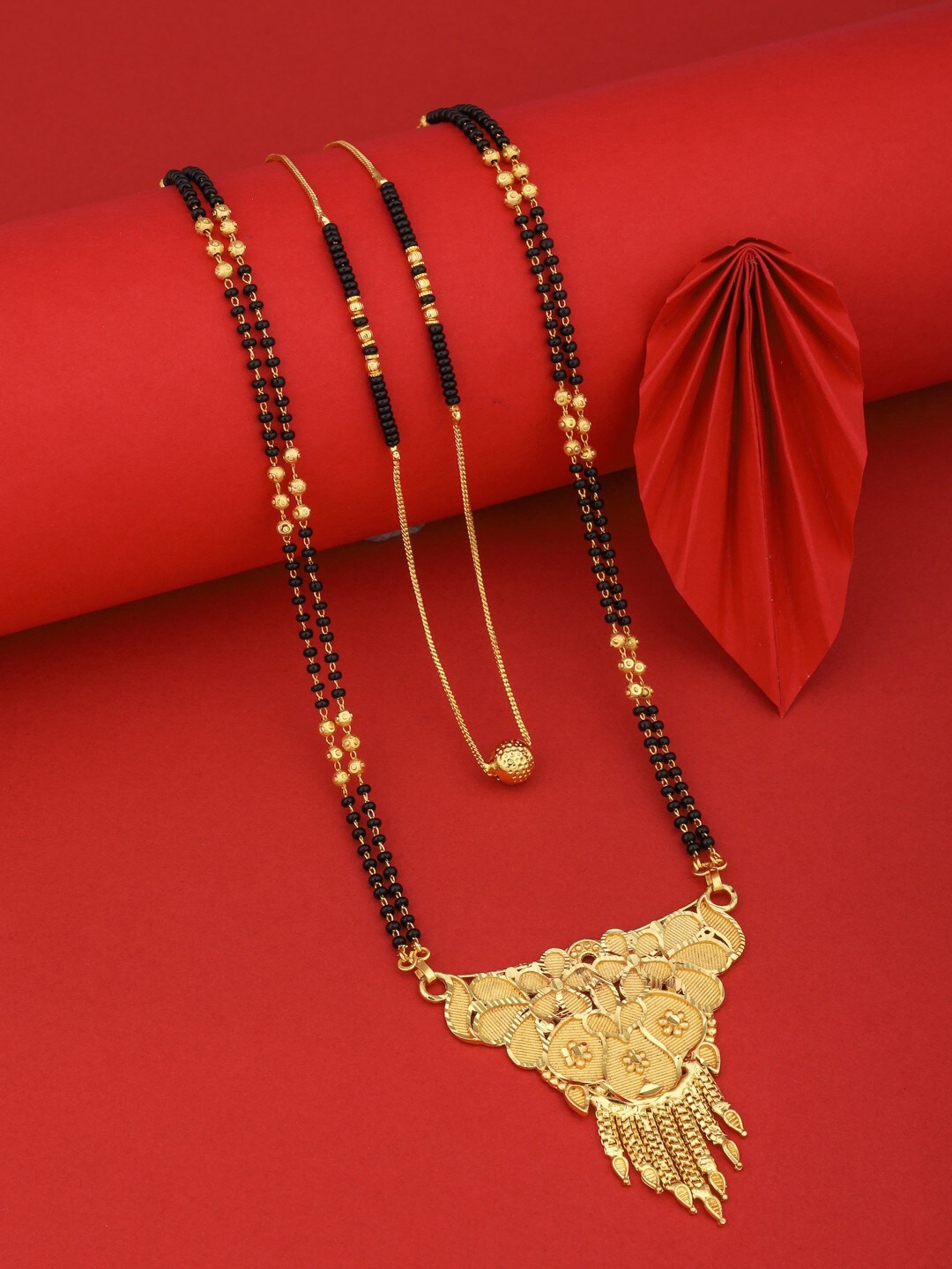 

Vita Bella Set Of 2 Gold-Plated Mangalsutra