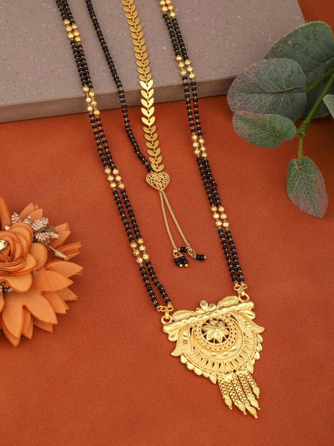 

Vita Bella Set Of 2 Gold-Plated Mangalsutra