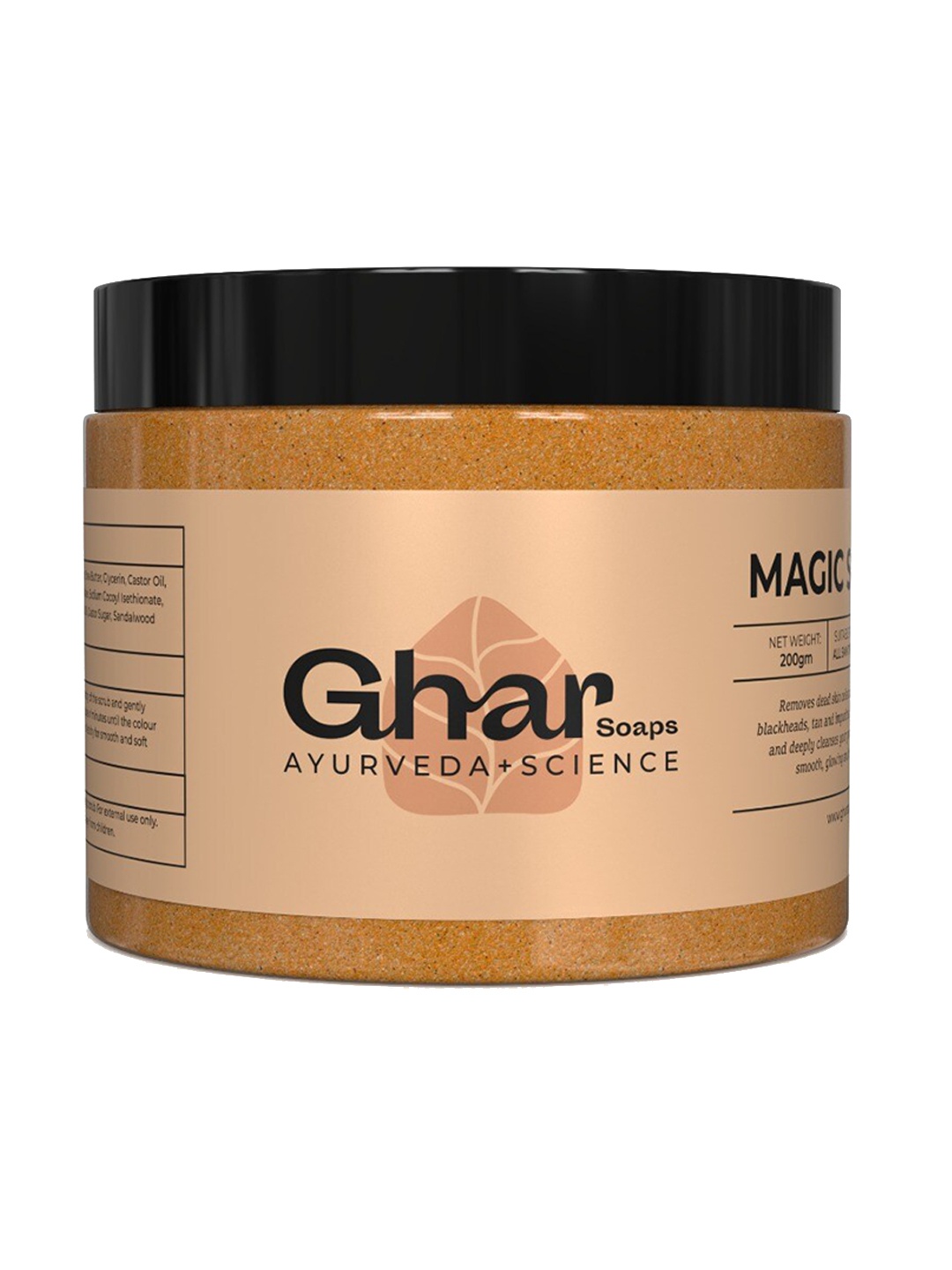 

GHAR SoapsMagic Scrub - 200 g, Brown