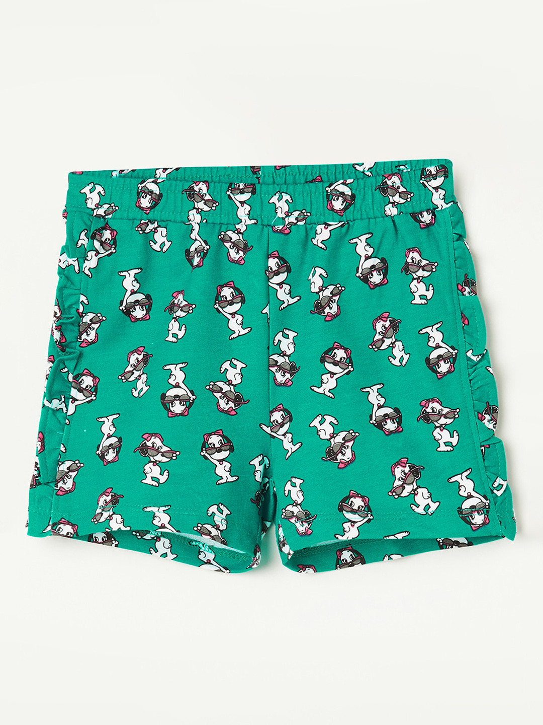

Juniors by Lifestyle Girls Conversational Printed Pure Cotton Shorts, Teal