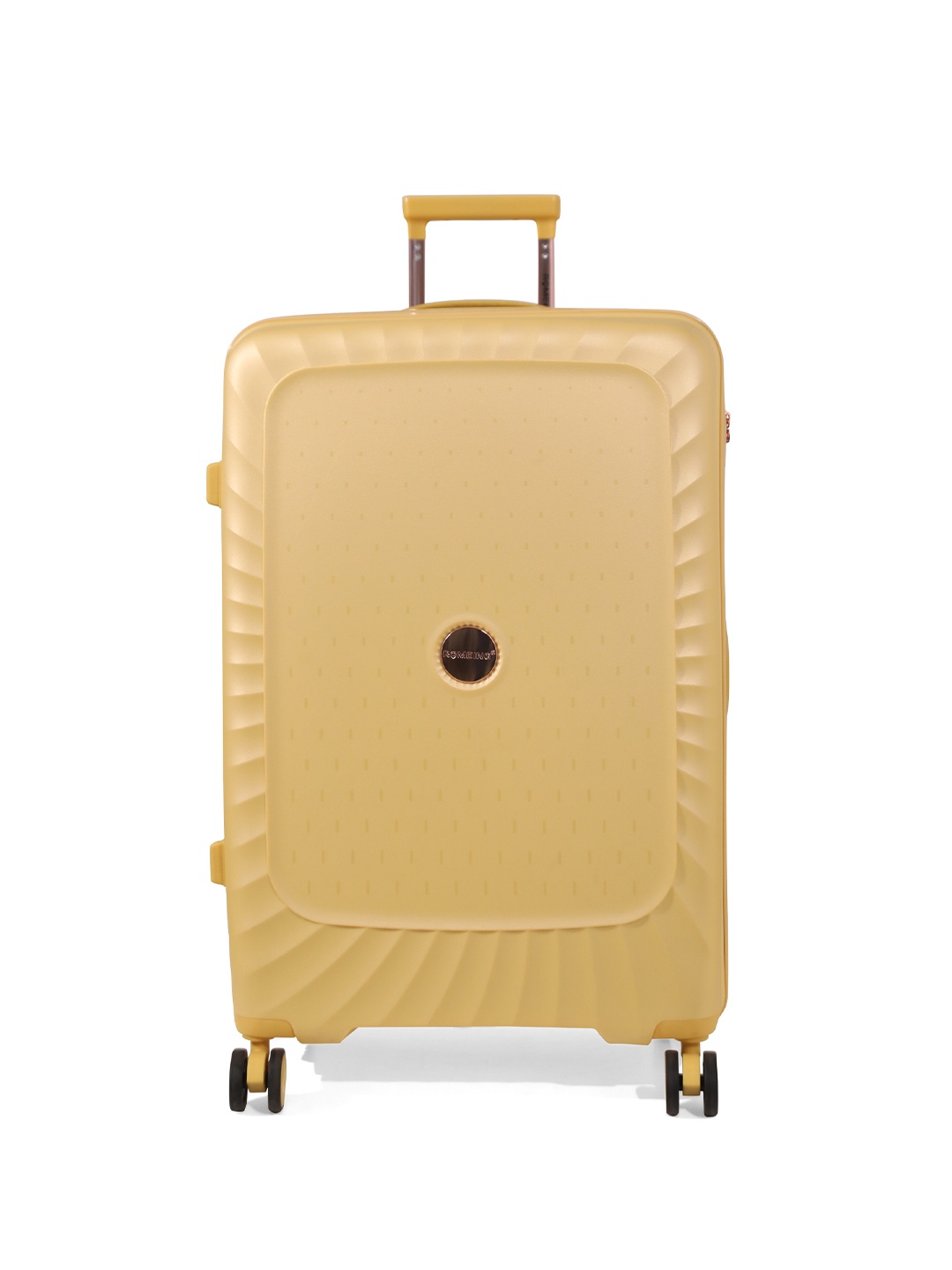 

ROMEING SICILY Textured Hard-Sided Large Trolley Bag, Yellow