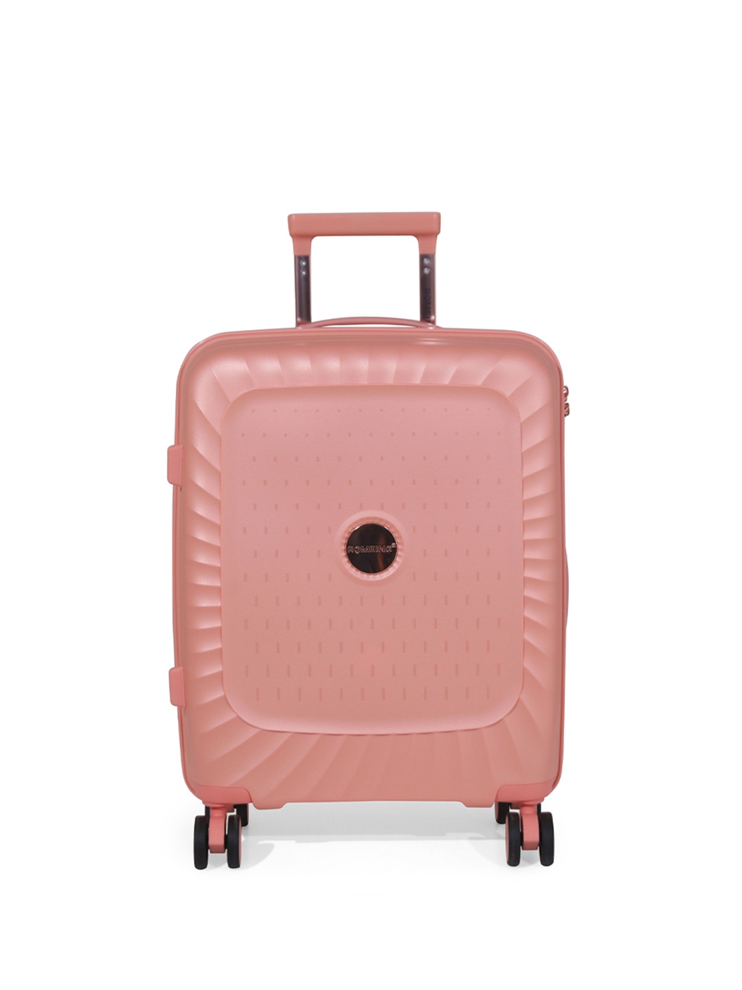 

ROMEING SICILY Textured Hard-Sided Cabin Small Trolley Bag, Pink