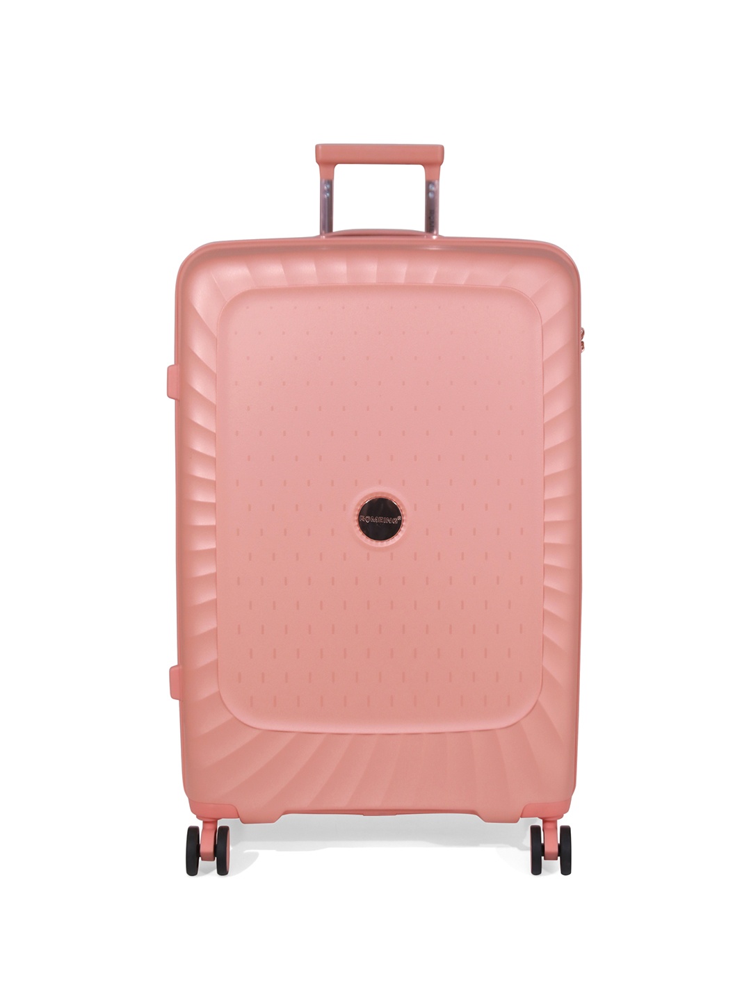 

ROMEING SICILY Textured Hard-Sided Large Trolley Suitcase, Pink