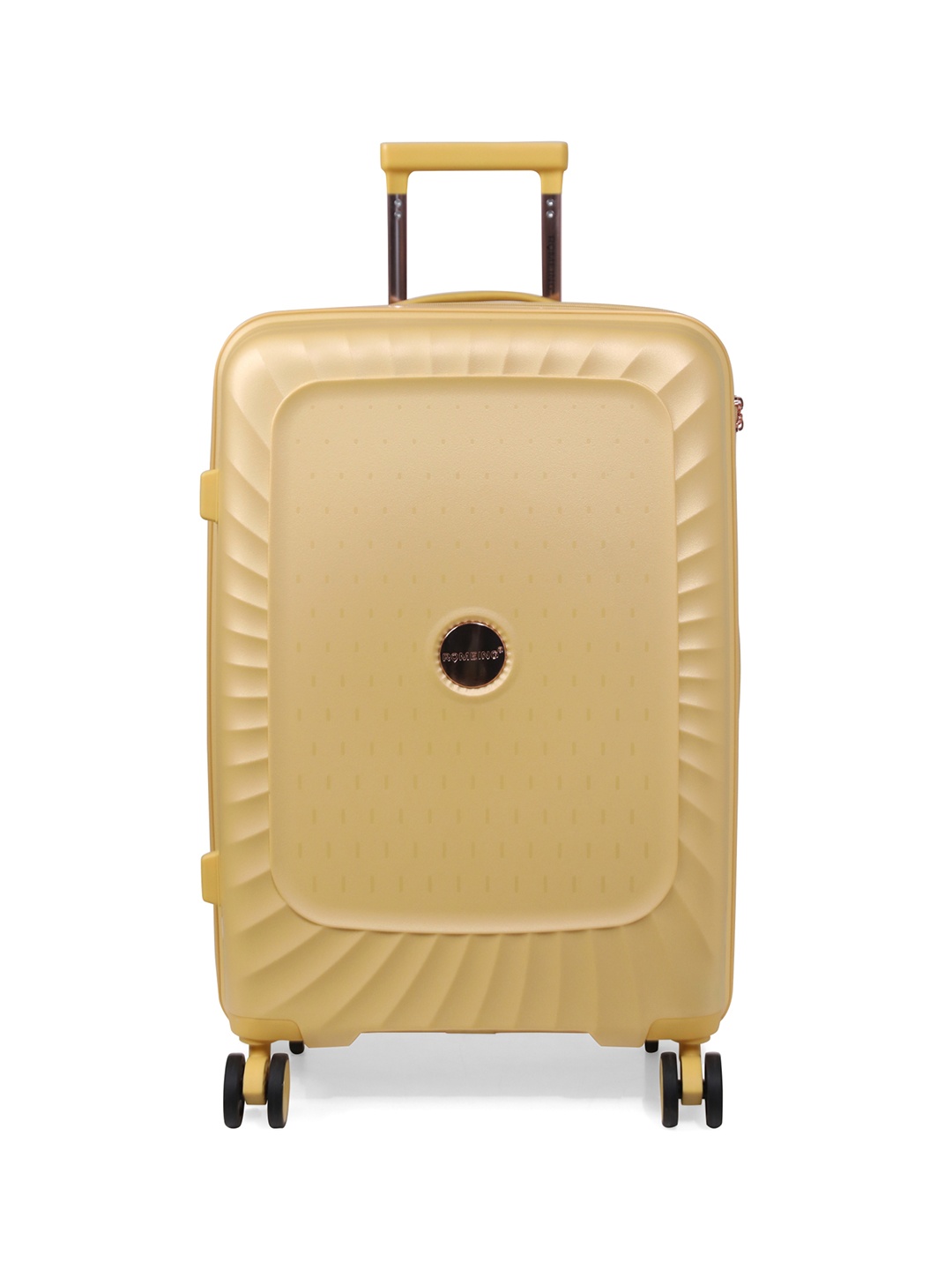 

ROMEING SICILY Textured Medium Hard-Sided Trolley Bag, Gold