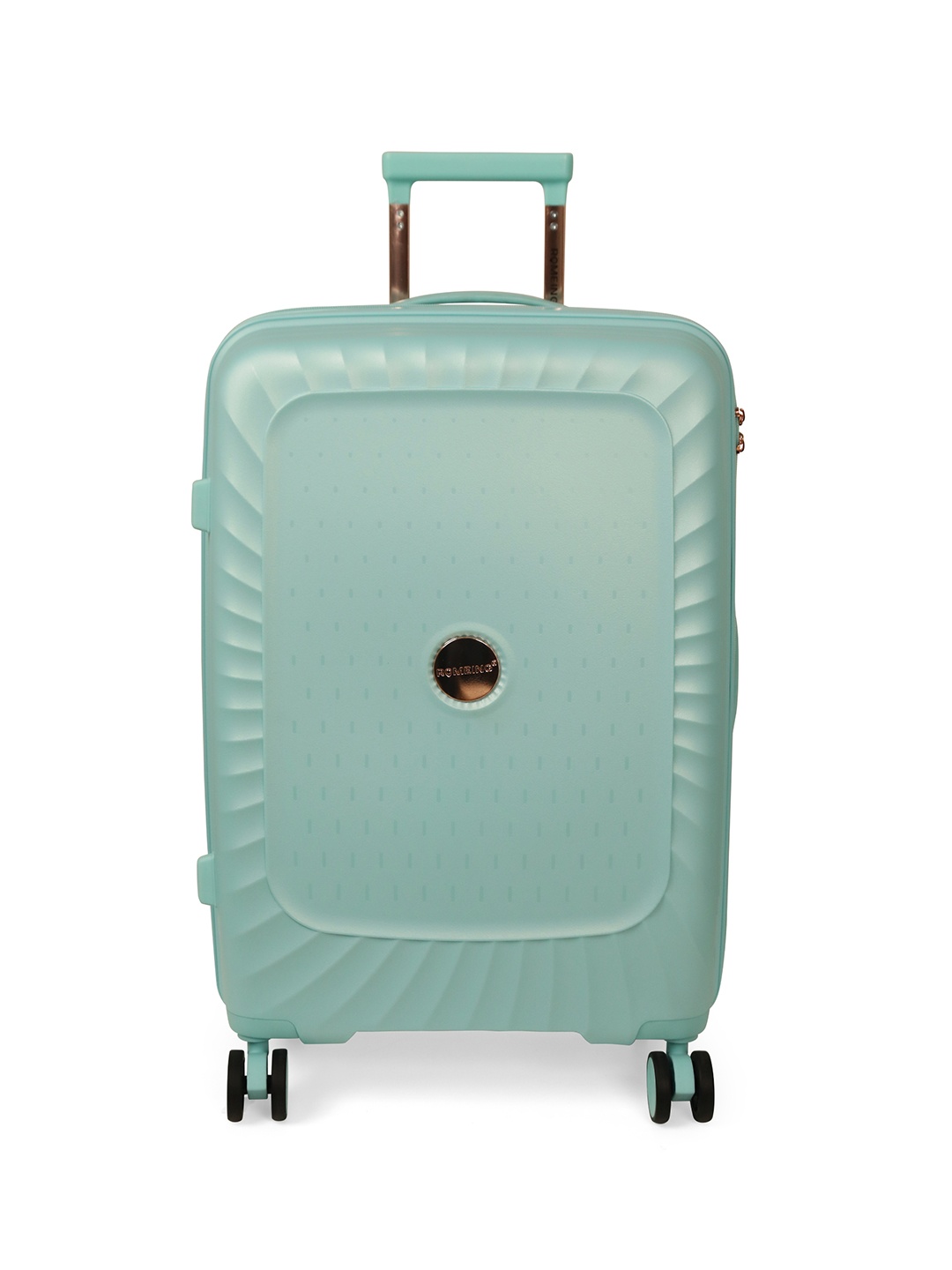 

ROMEING SICILY Textured Hard-Sided Medium Trolley Suitcase, Blue