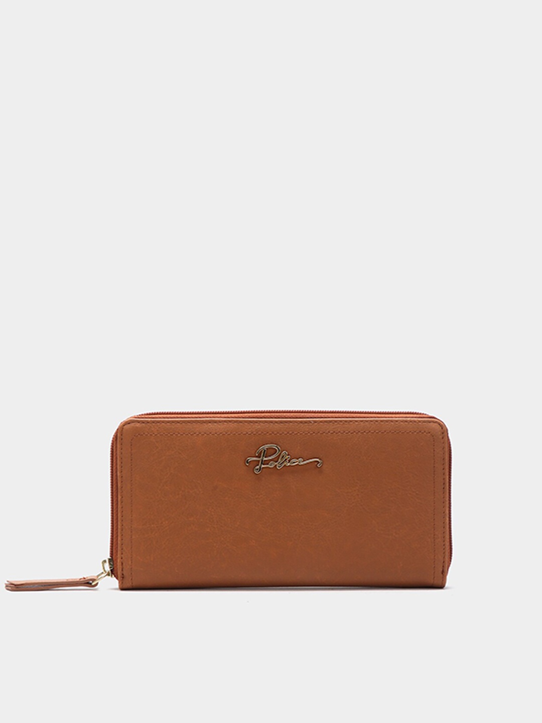 

Police Women Zip Around Wallet, Tan