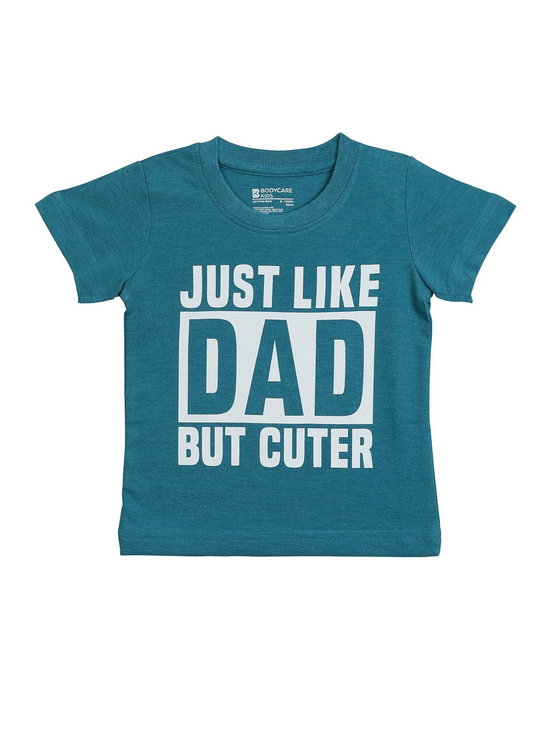 

Bodycare Kids Boys Typography Printed Cotton T-shirt, Blue