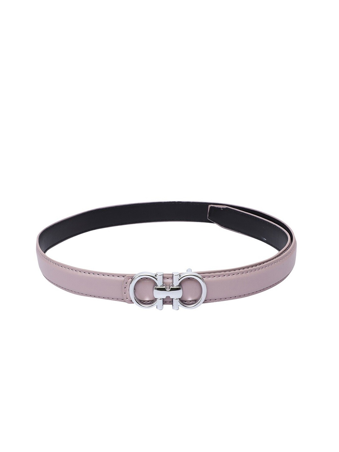 

thickskin Women Solid Push Pin Slim Belt, Mauve