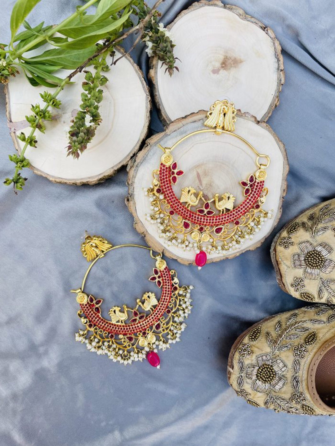 

Krelin Gold-Plated Classic Chandbalis Earrings