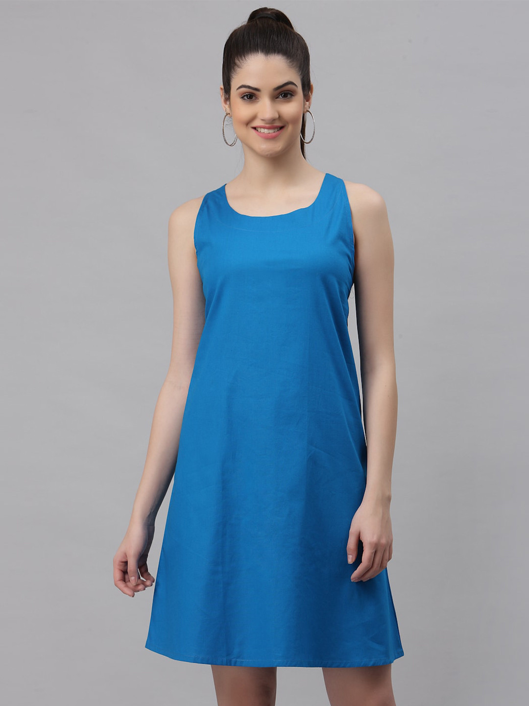 

River Of Design Jeans Blue A-Line Dress