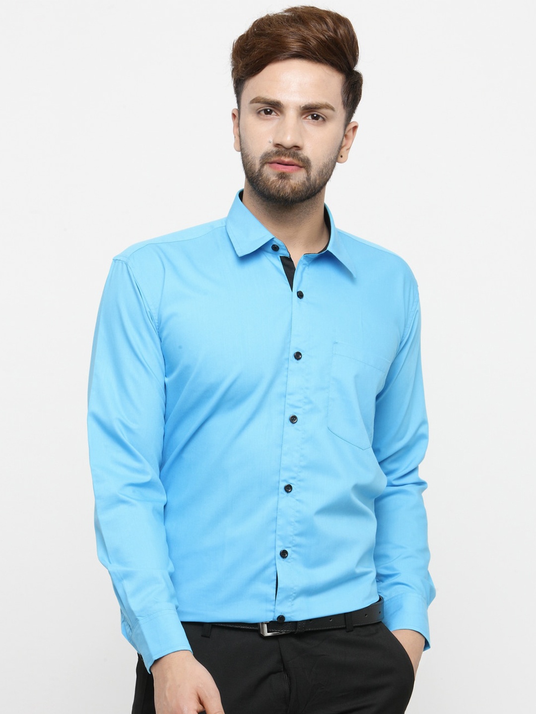 

JAINISH Classic Formal Shirt, Turquoise blue