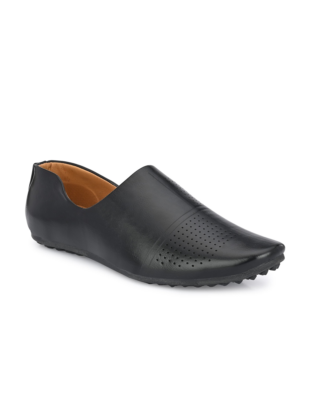 

Azzaro Black Men Lightweight Slip-On Mojaris