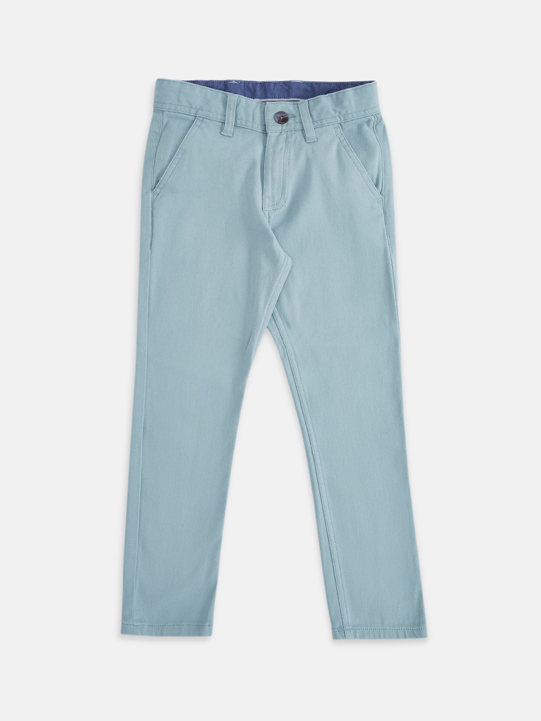 

Pantaloons Junior Boys Cotton Trousers, Blue