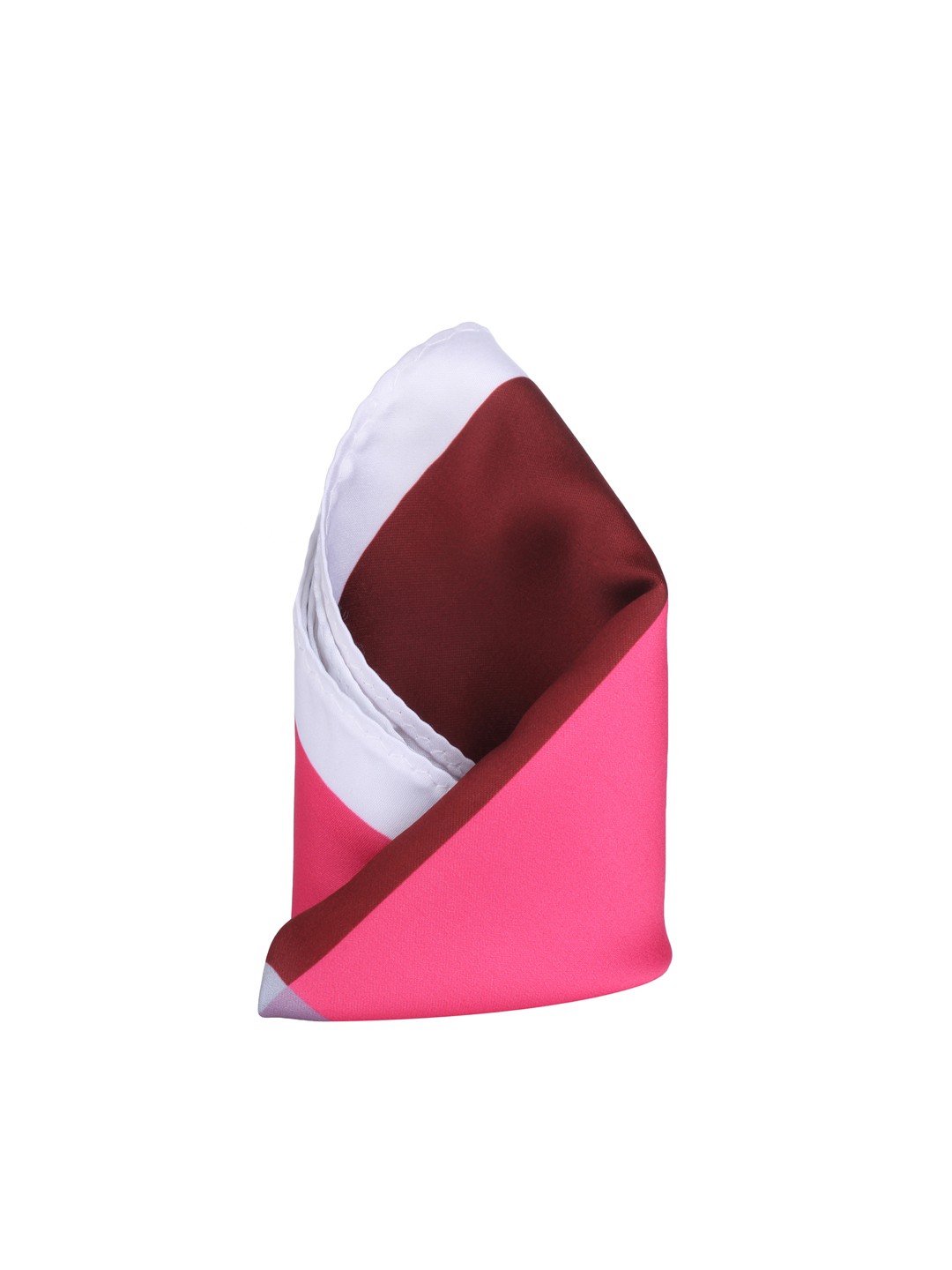 

Alvaro Castagnino Pink Checked Pocket Square