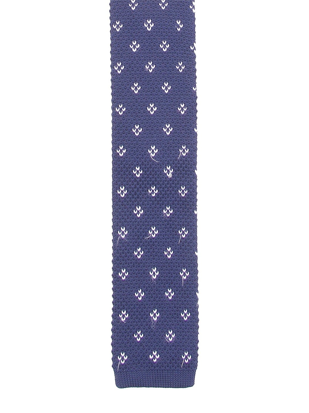 

Calvadoss Men Woven Design Microfiber Skinny Tie, Navy blue
