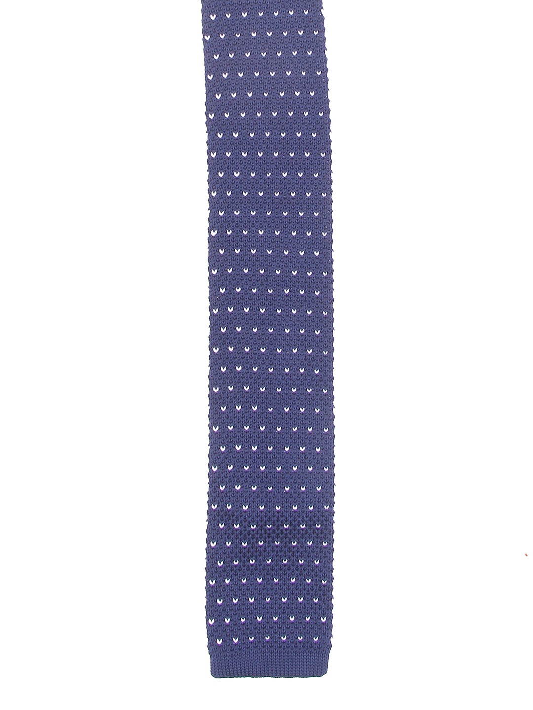 

Calvadoss Men Woven Design Microfiber Skinny Tie, Navy blue