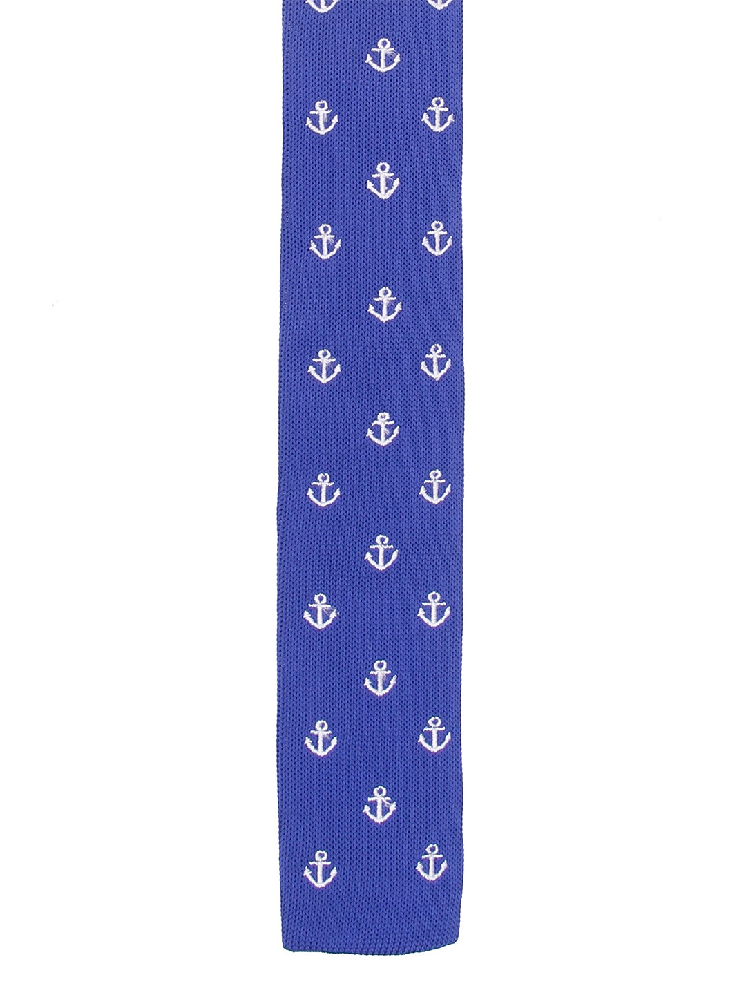 

Calvadoss Men Woven Design Microfiber Skinny Tie, Blue