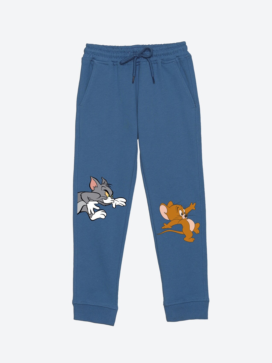 

YK Warner Bros Boys Tom & Jerry Printed Joggers, Blue