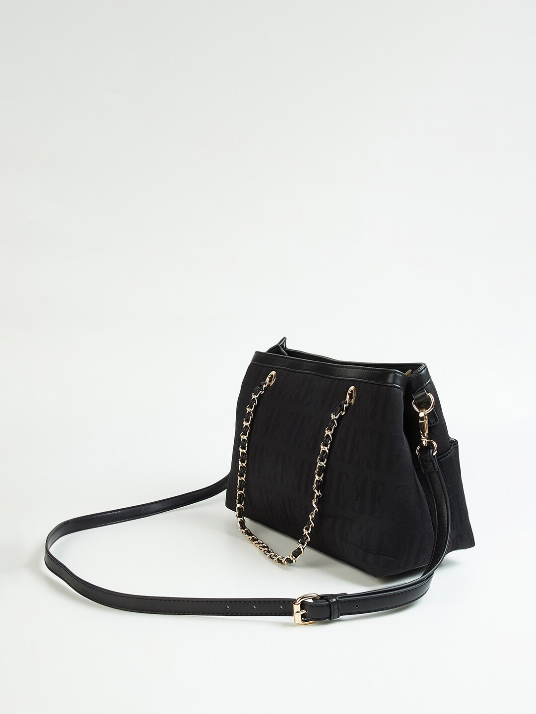 

ELLE Black Structured Sling Bag