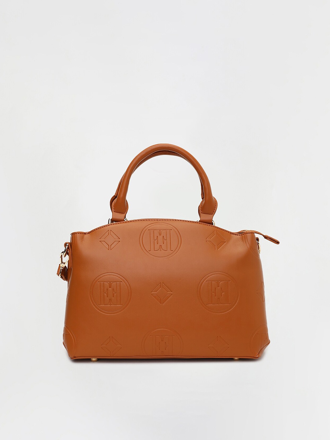 

ELLE Structured Handheld Bag, Brown