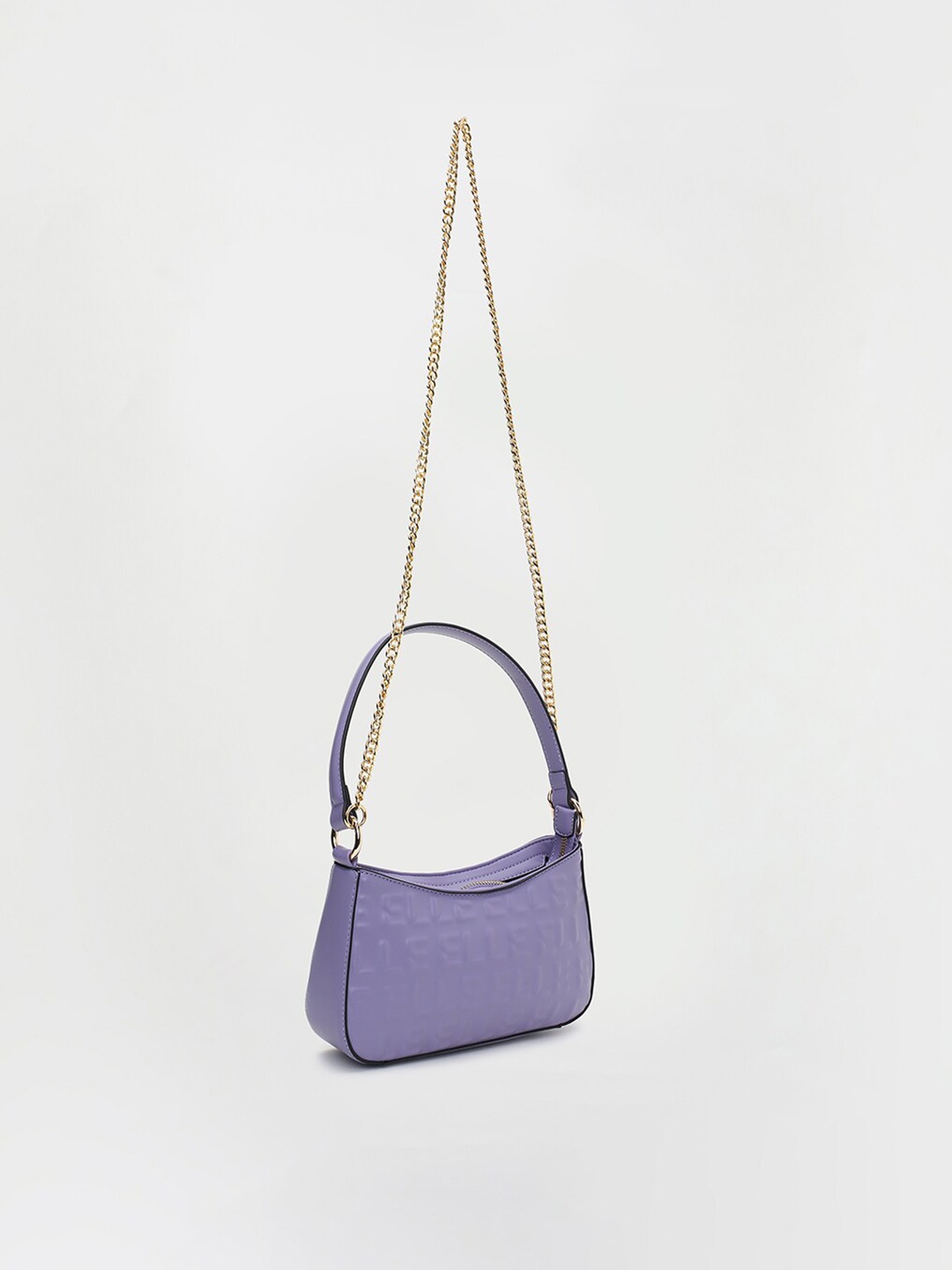 

ELLE Structured Shoulder Bag, Purple