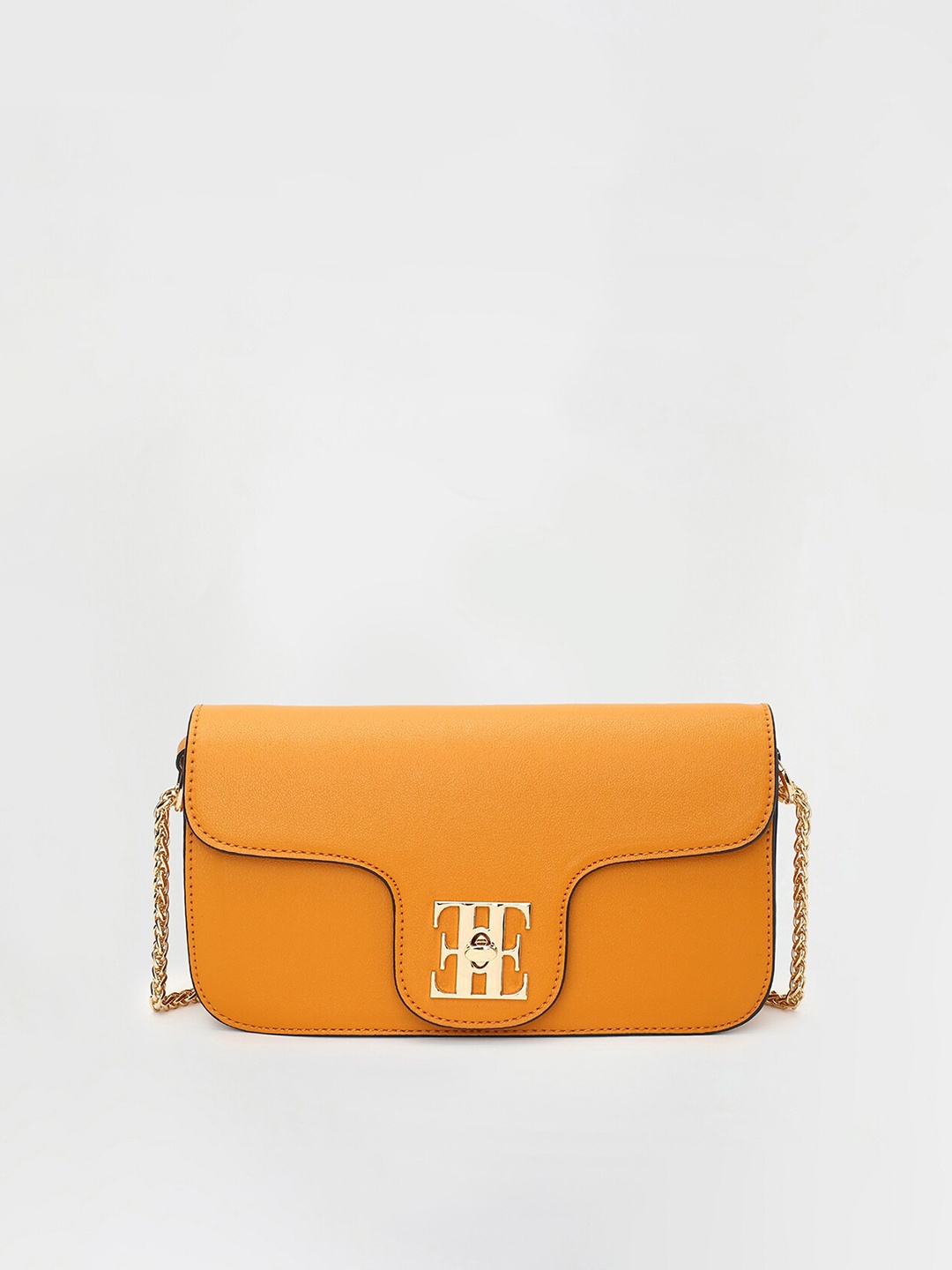 

ELLE Mustard Structured Satchel