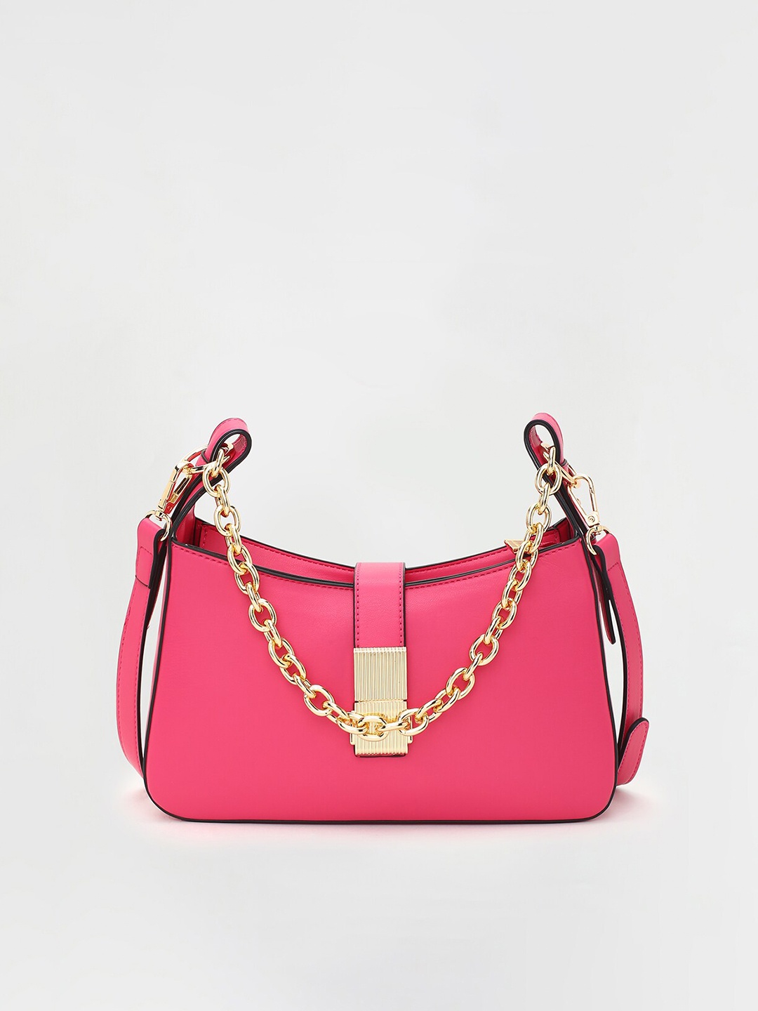 

ELLE Pink Structured Handheld Bag