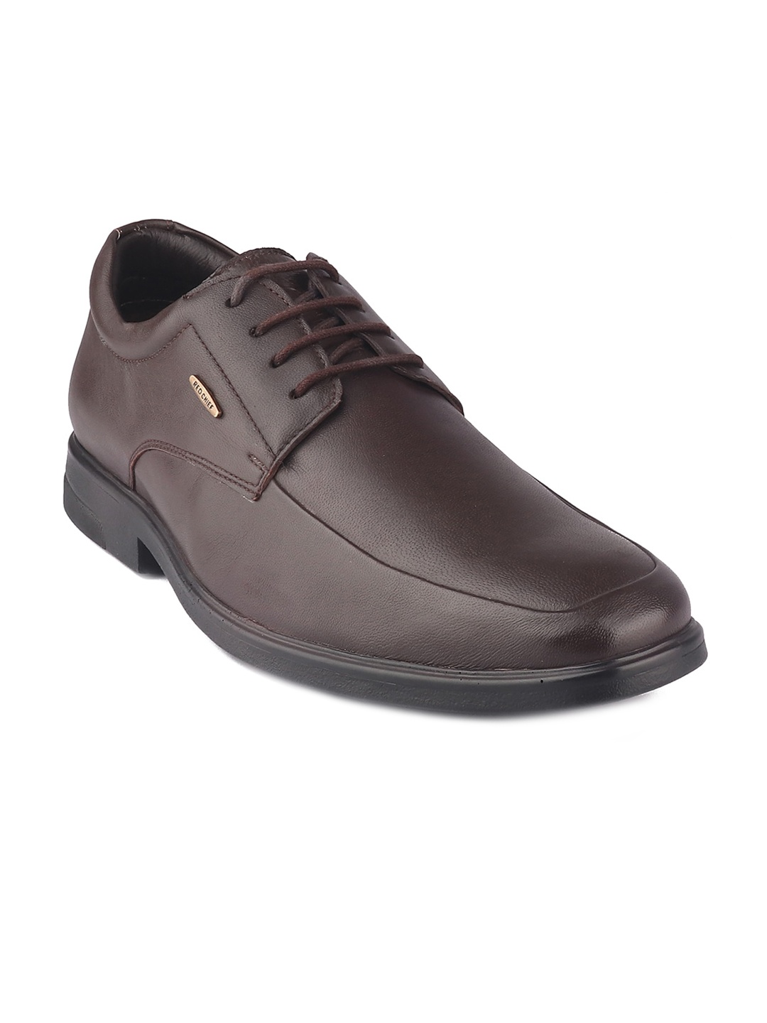 

Red Chief Men Textured Leather Formal Derbys, Brown