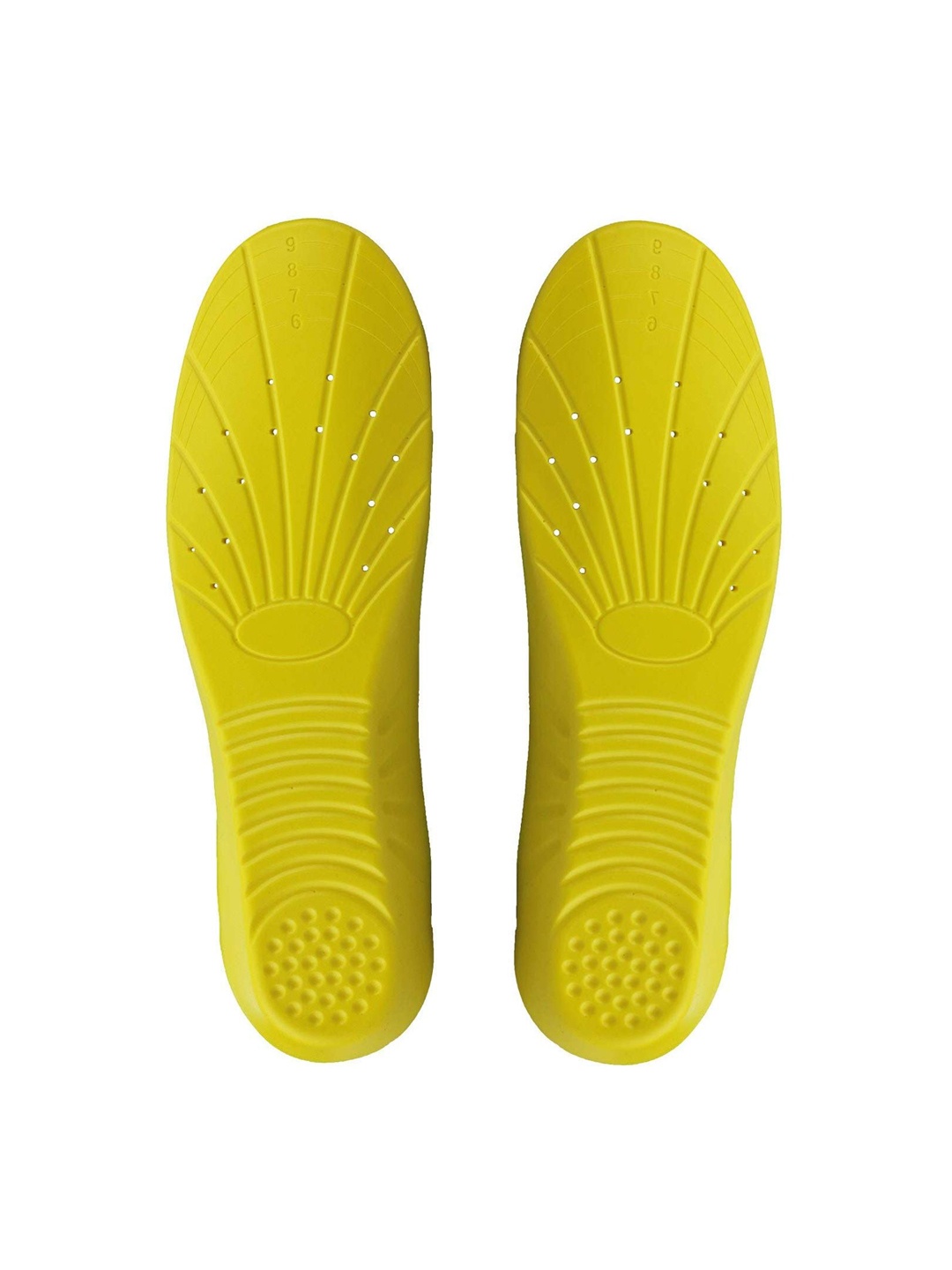 

royalkart Textured Shock & Sweat Absorbing Sport Shoe Insole, Yellow