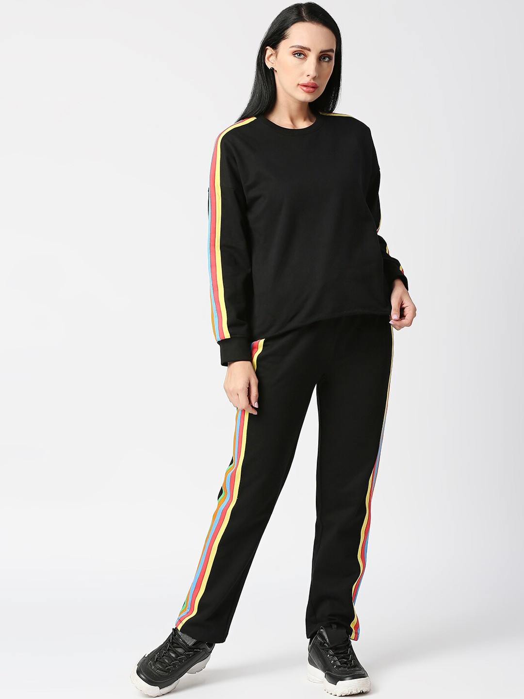 

Blamblack Women High-Rise Co-Ords, Black