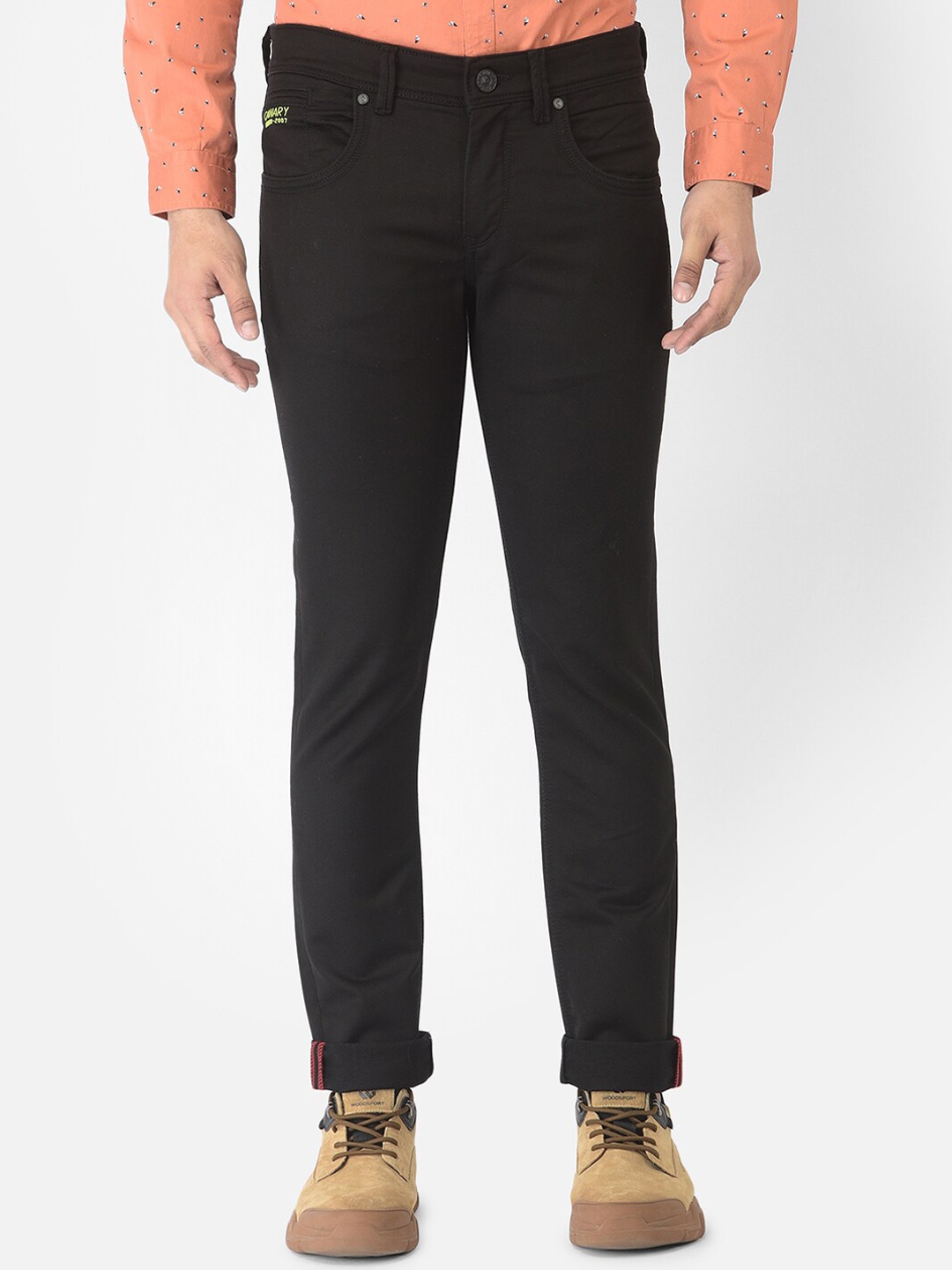 

Canary London Men Skinny Fit Mid-Rise Stretchable Jeans, Black