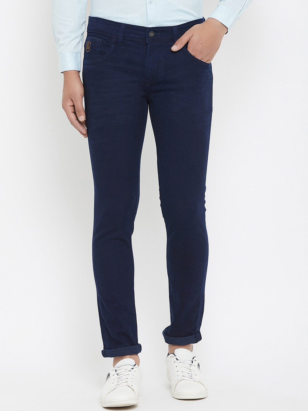 

Canary London Men Skinny Fit Low-Rise Smart Stretchable Jeans, Blue