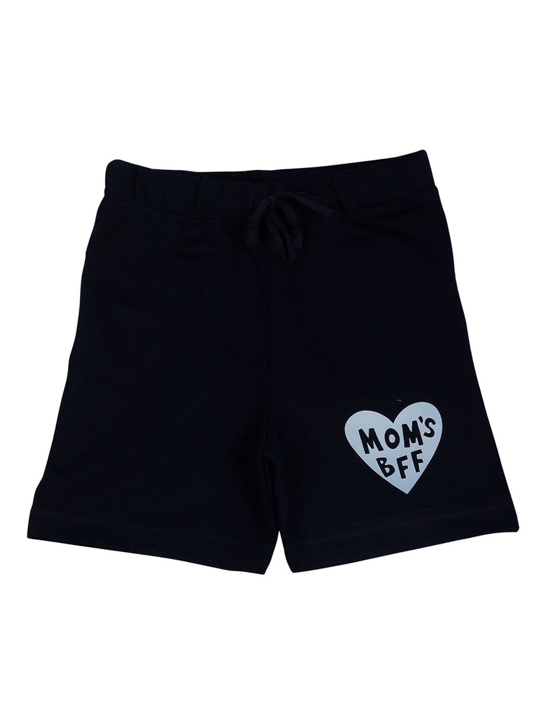 

Bodycare Kids Infants Girls Mid-Rise AZO Free Cotton Shorts, Navy blue