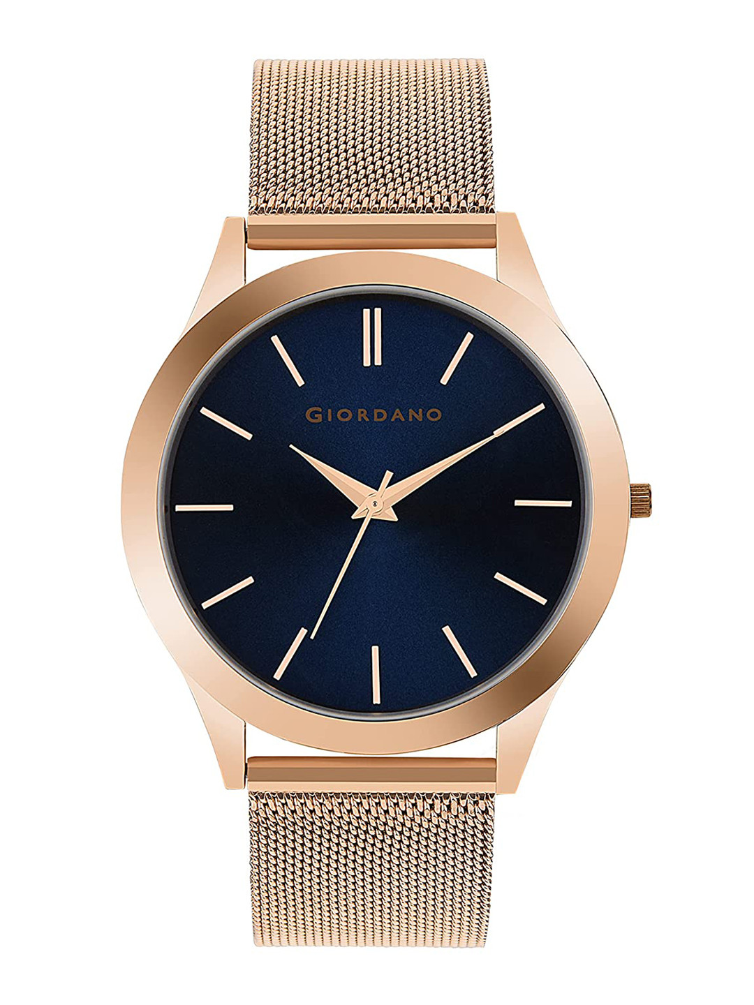 

GIORDANO Men Bracelet Style Straps Analogue Watch A1051-33, Rose gold