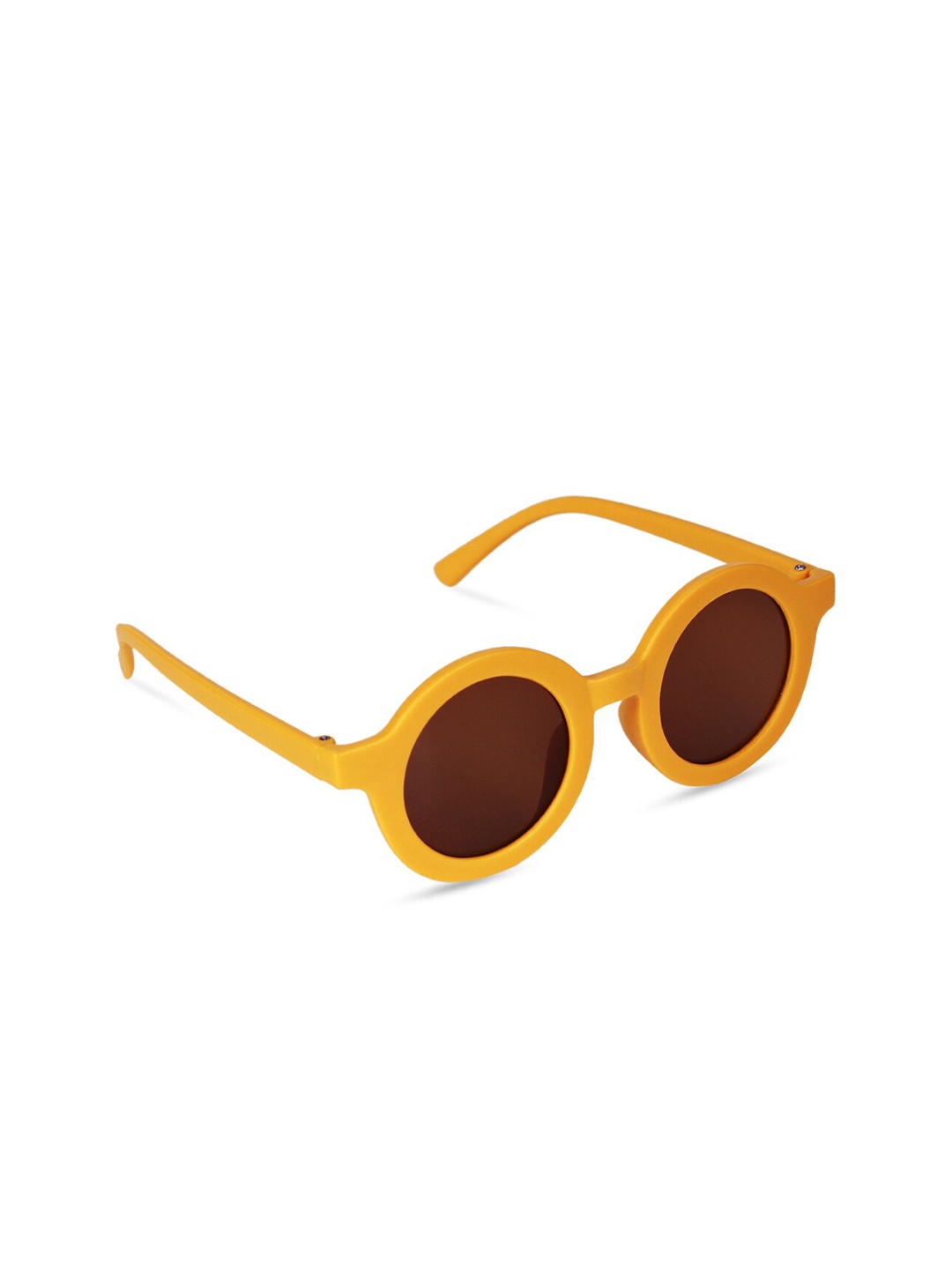 

DukieKooky Kids Lens & Round Sunglasses with UV Protected Lens DKSG392H, Brown