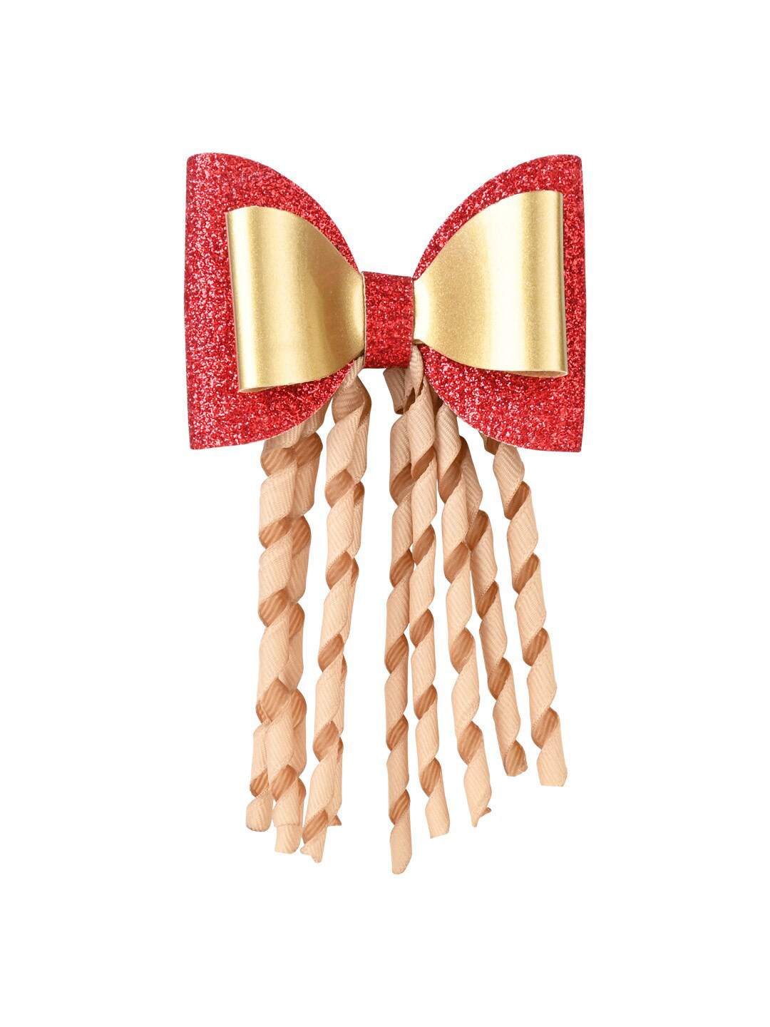 

Aye Candy Girls Embellished Bow Alligator Hair Clip, Red